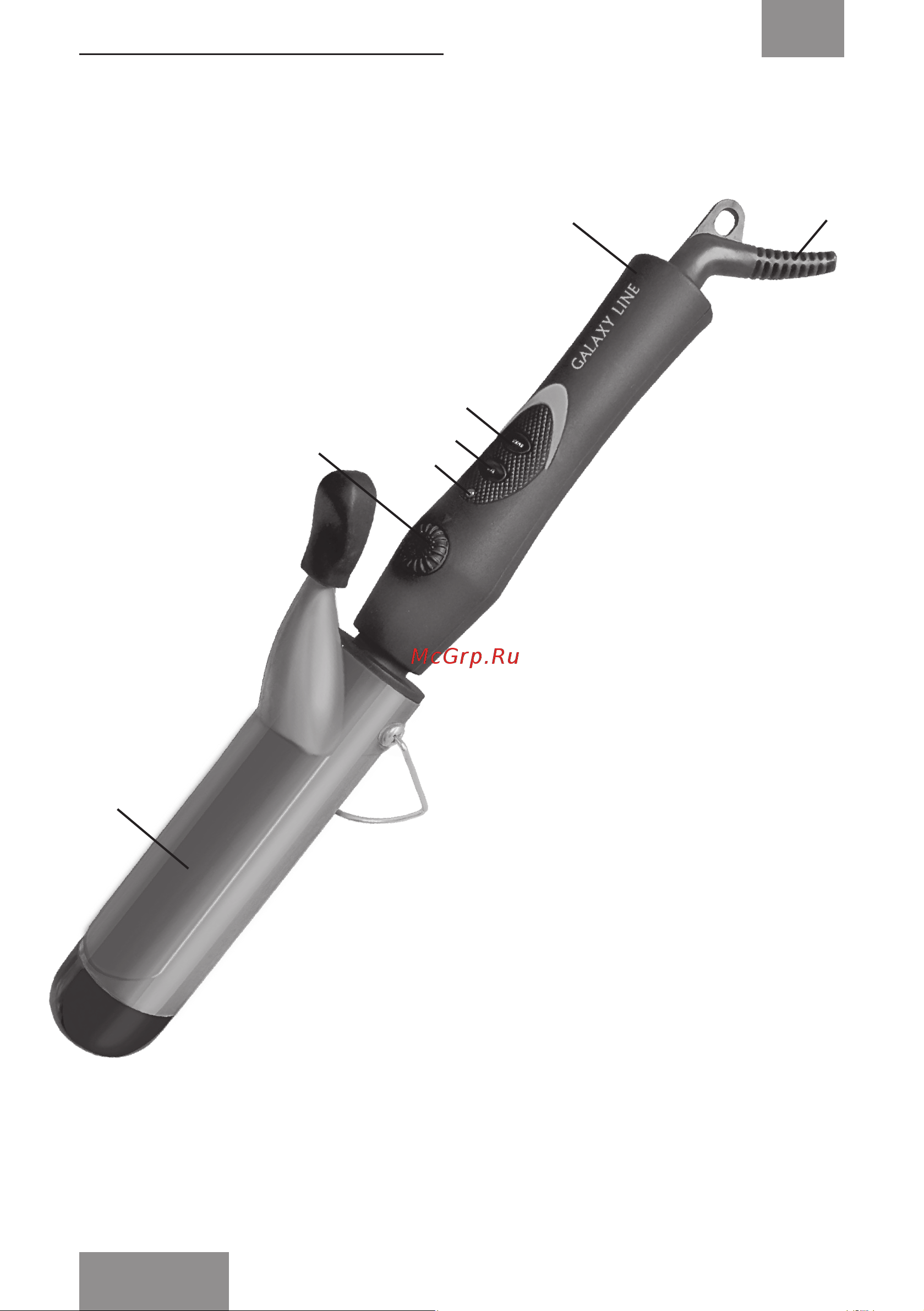 Galaxy Line GL4611 [10/17] Электр құралының атқарымдық элементтері