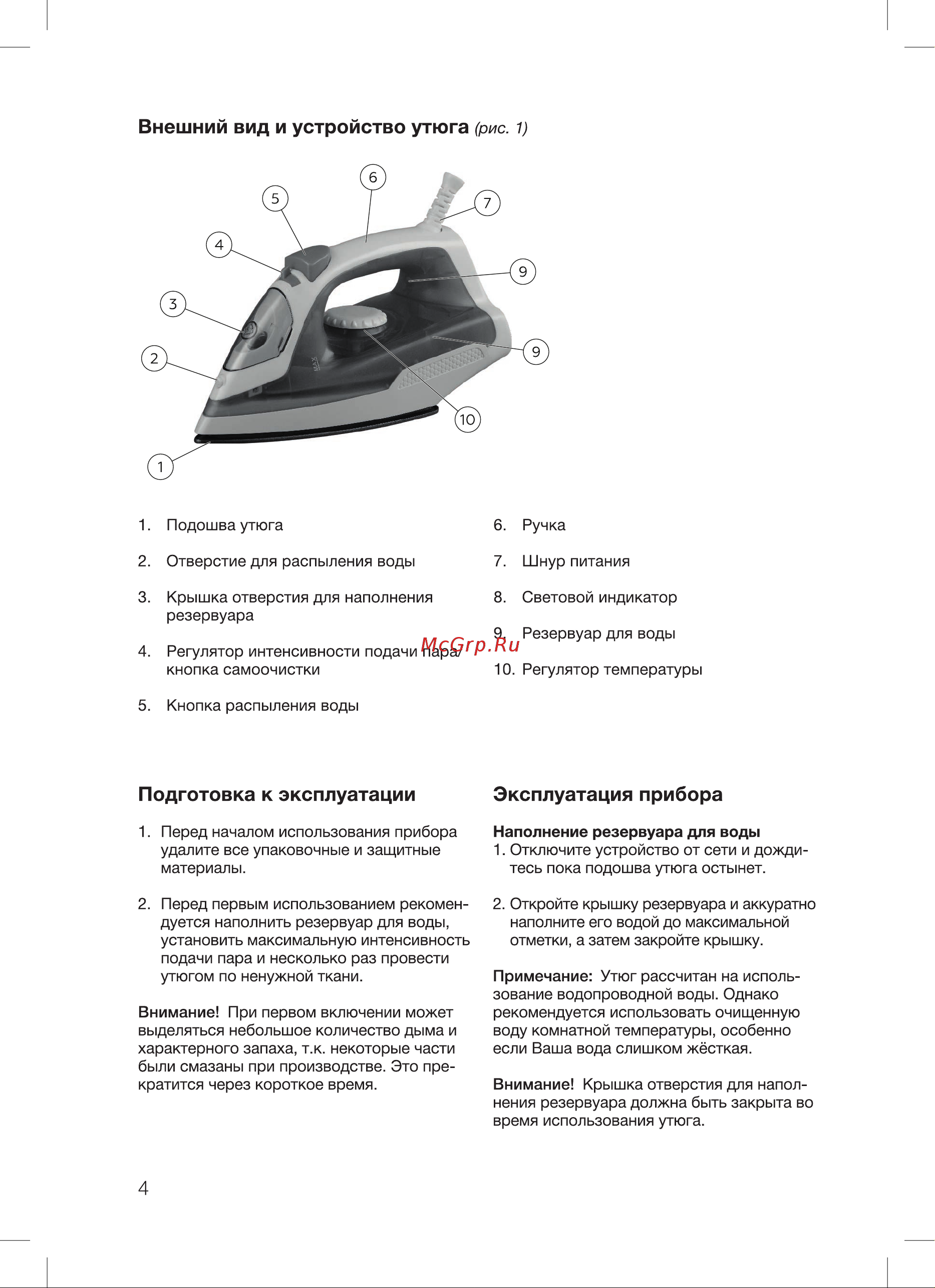 Blackton Bt SI1110 White Руководство по эксплуатации онлайн [6/16] 809529