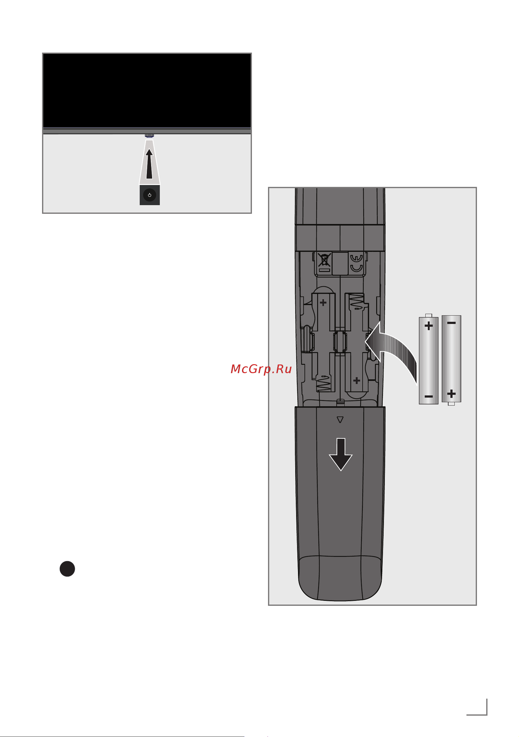 Grundig 32 GHH 6500 [8/23] Включение телевизора в режи ме ожидания