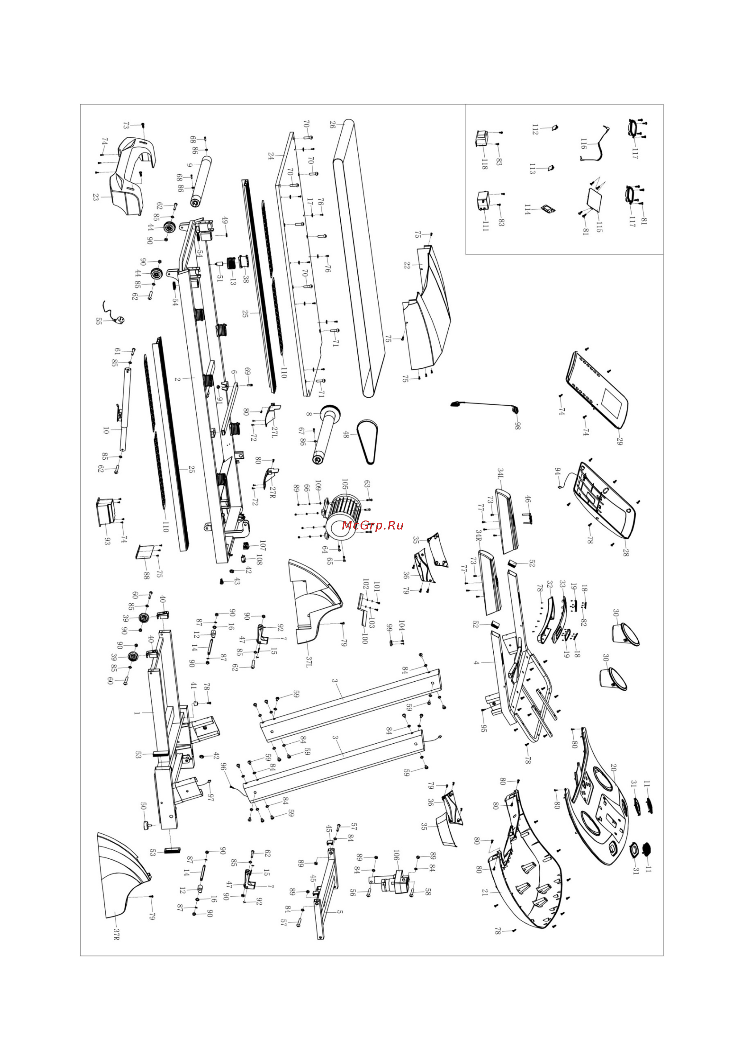 SVENSSON BODY LABS PHYSIOLINE_TNX_TOUCH [13/35] Схема тренажера