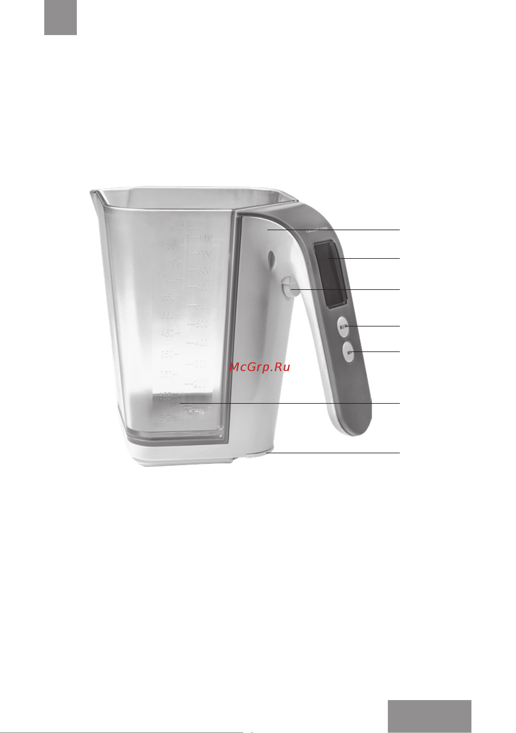 Galaxy Line GL2805 [7/22] Функциональные элементы прибора