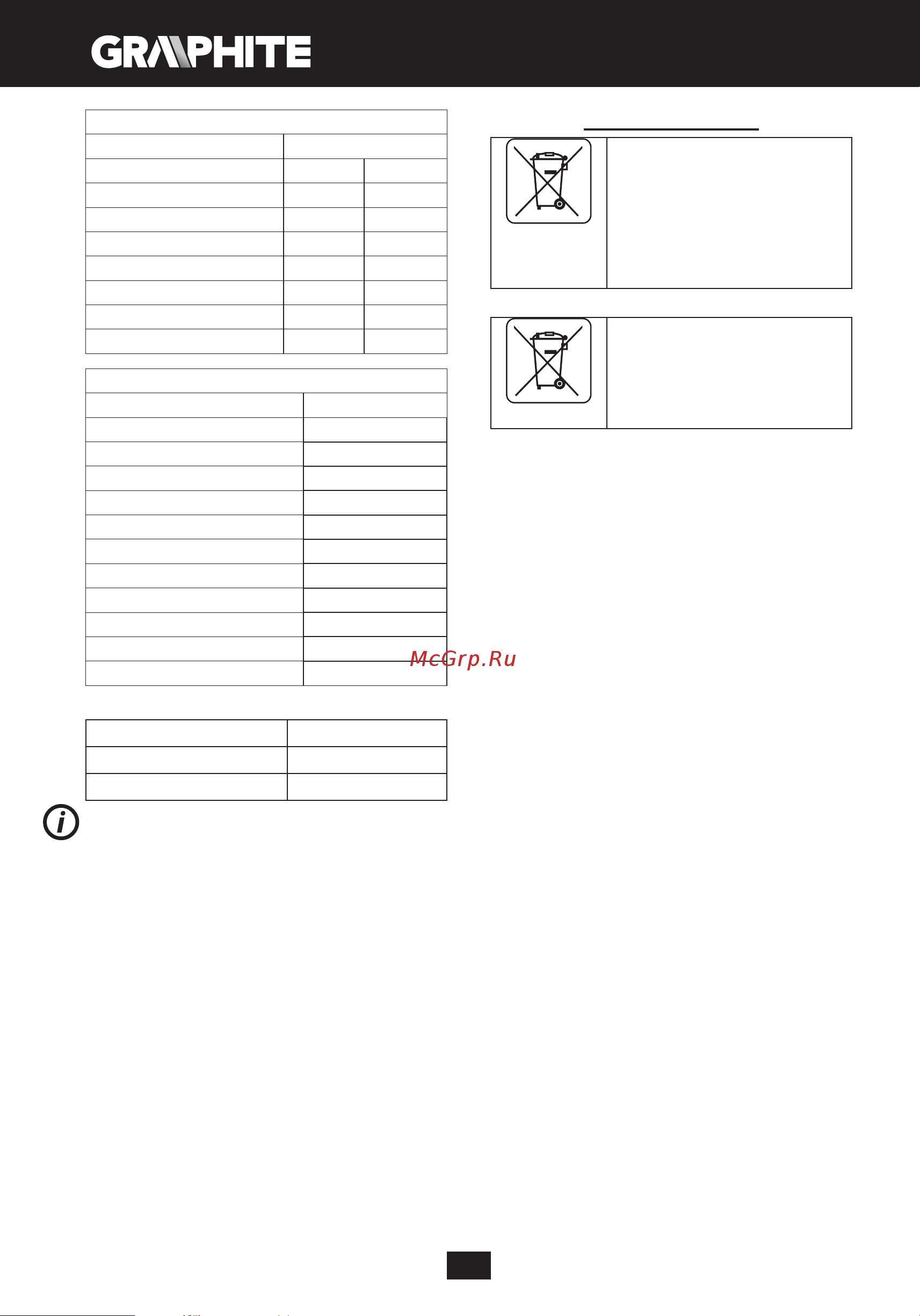 GRAPHITE 58G019 [34/104] Környezetvédelem