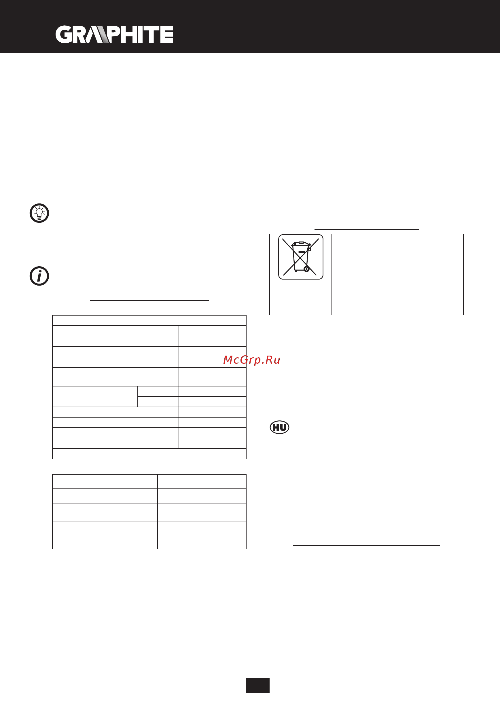 GRAPHITE 58G047 [22/68] Az eredeti használati utasítás fordítása orrfűrész dekopírfűrész 58g047