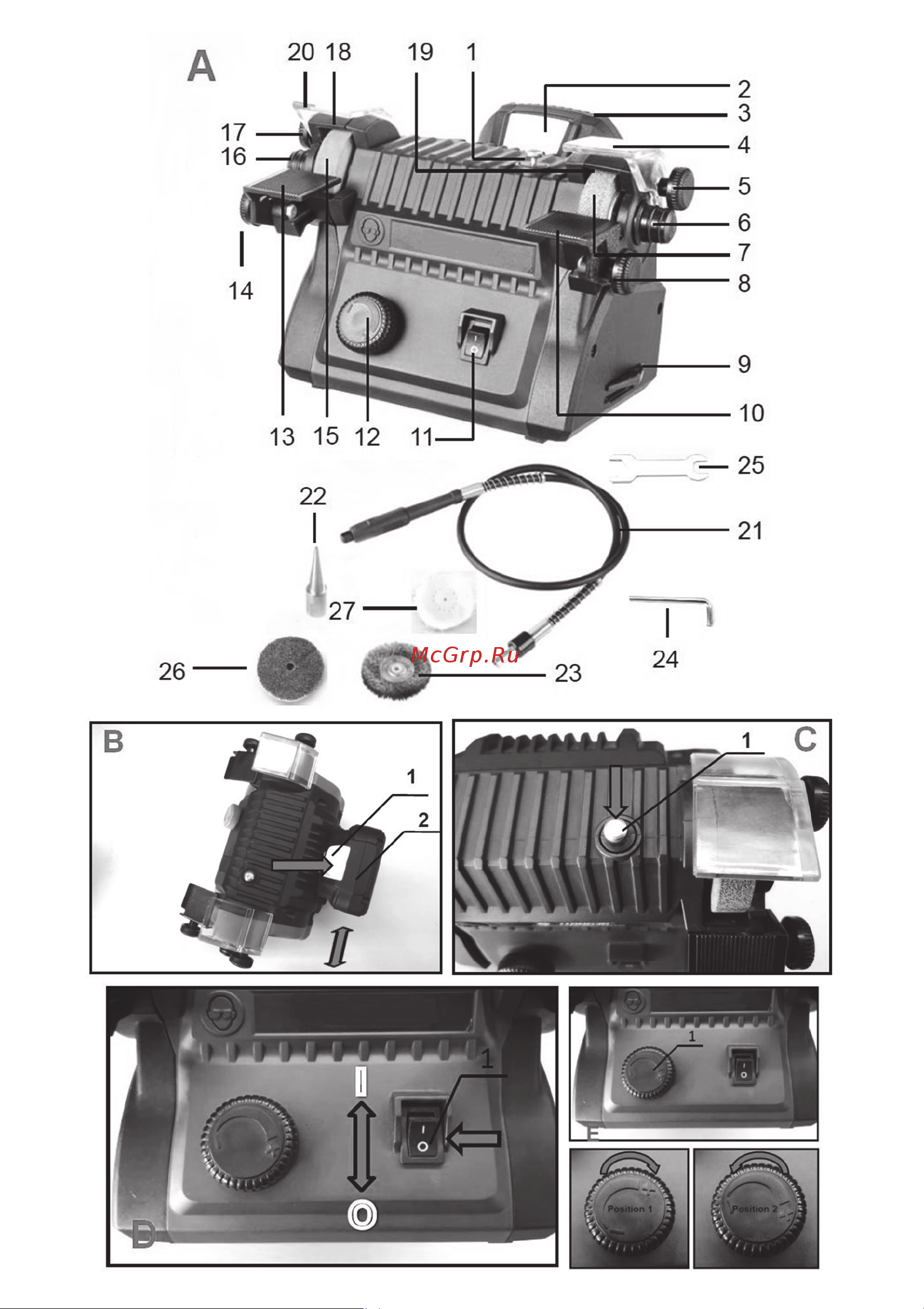 GRAPHITE 58G095 Инструкция по эксплуатации онлайн [2/67] 809842