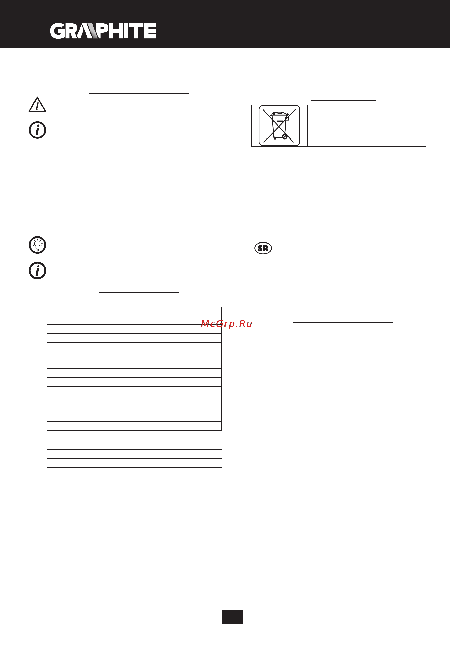 GRAPHITE 59G324 [34/48] Prevod orginalnog uputstva oscilatorna brusilica 59g324