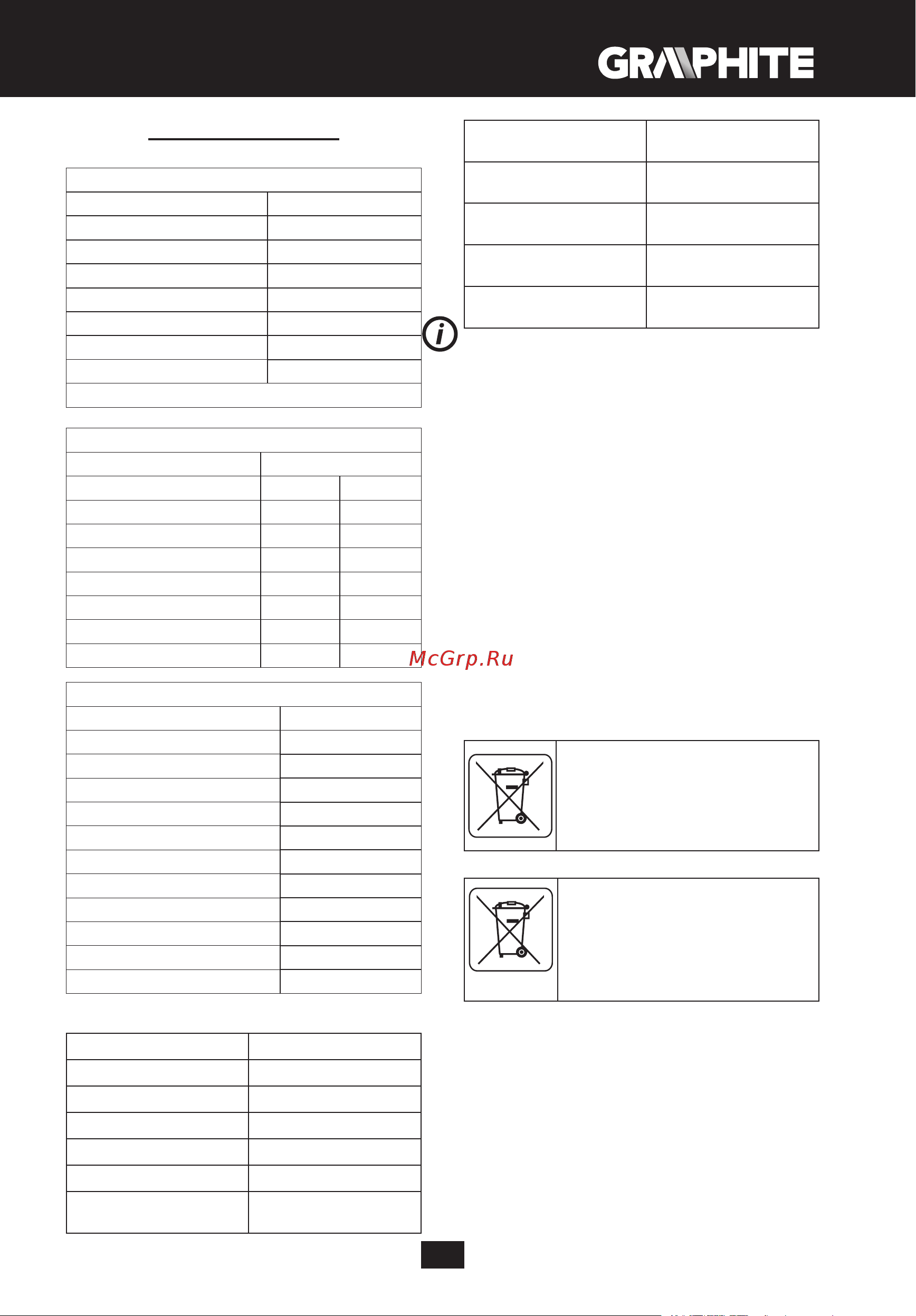 GRAPHITE 58G013 [15/104] Environmental protection
