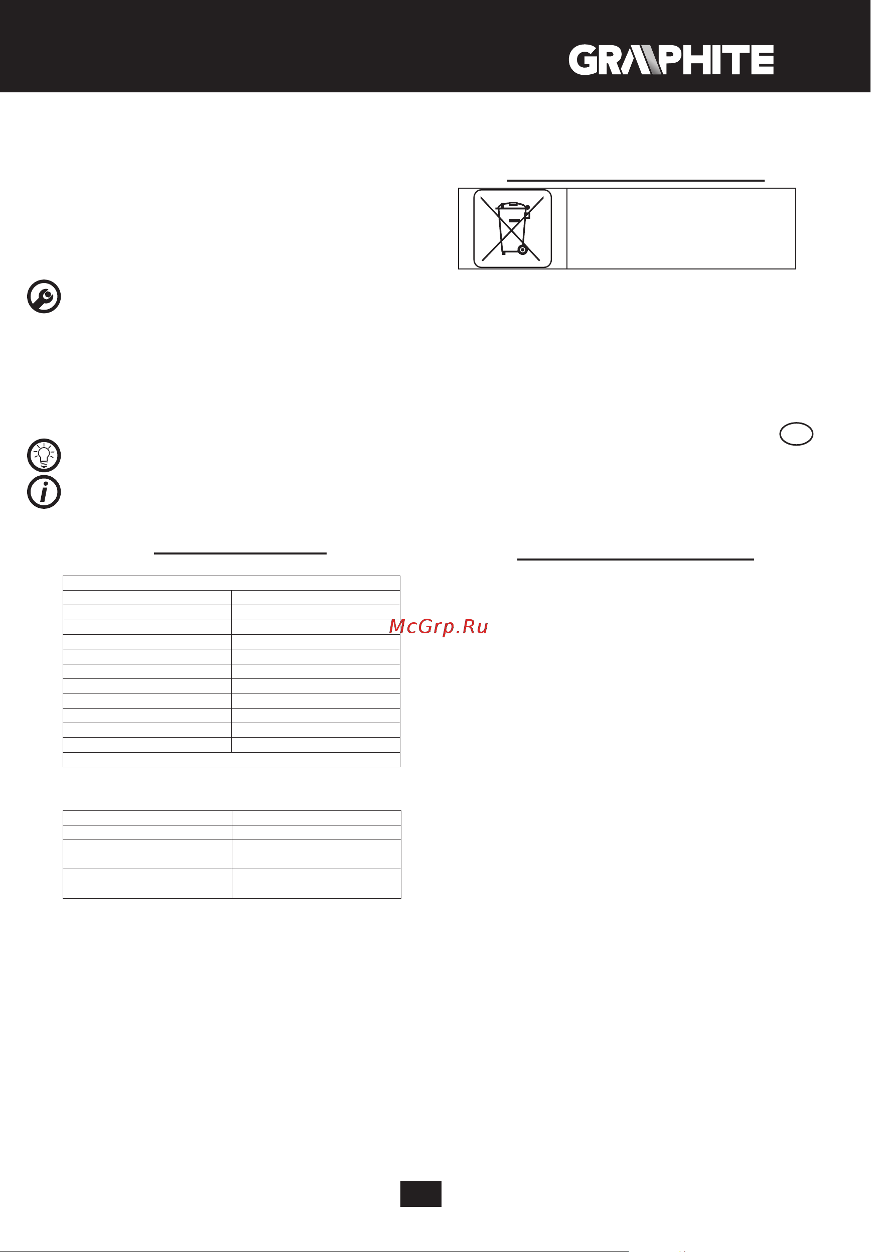 GRAPHITE 59G209 [43/96] Prevod izvirnih navodil kotni brusilnik 59g209