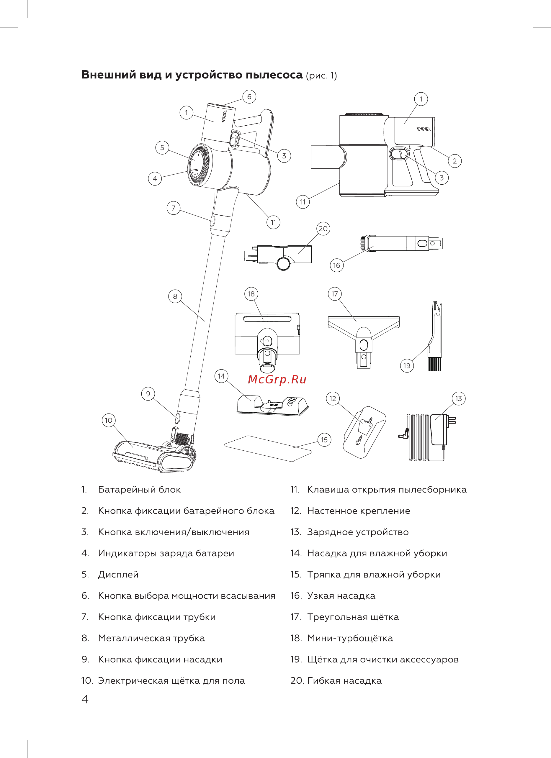 BQ VCA1000W Инструкция по эксплуатации онлайн [6/20] 809937