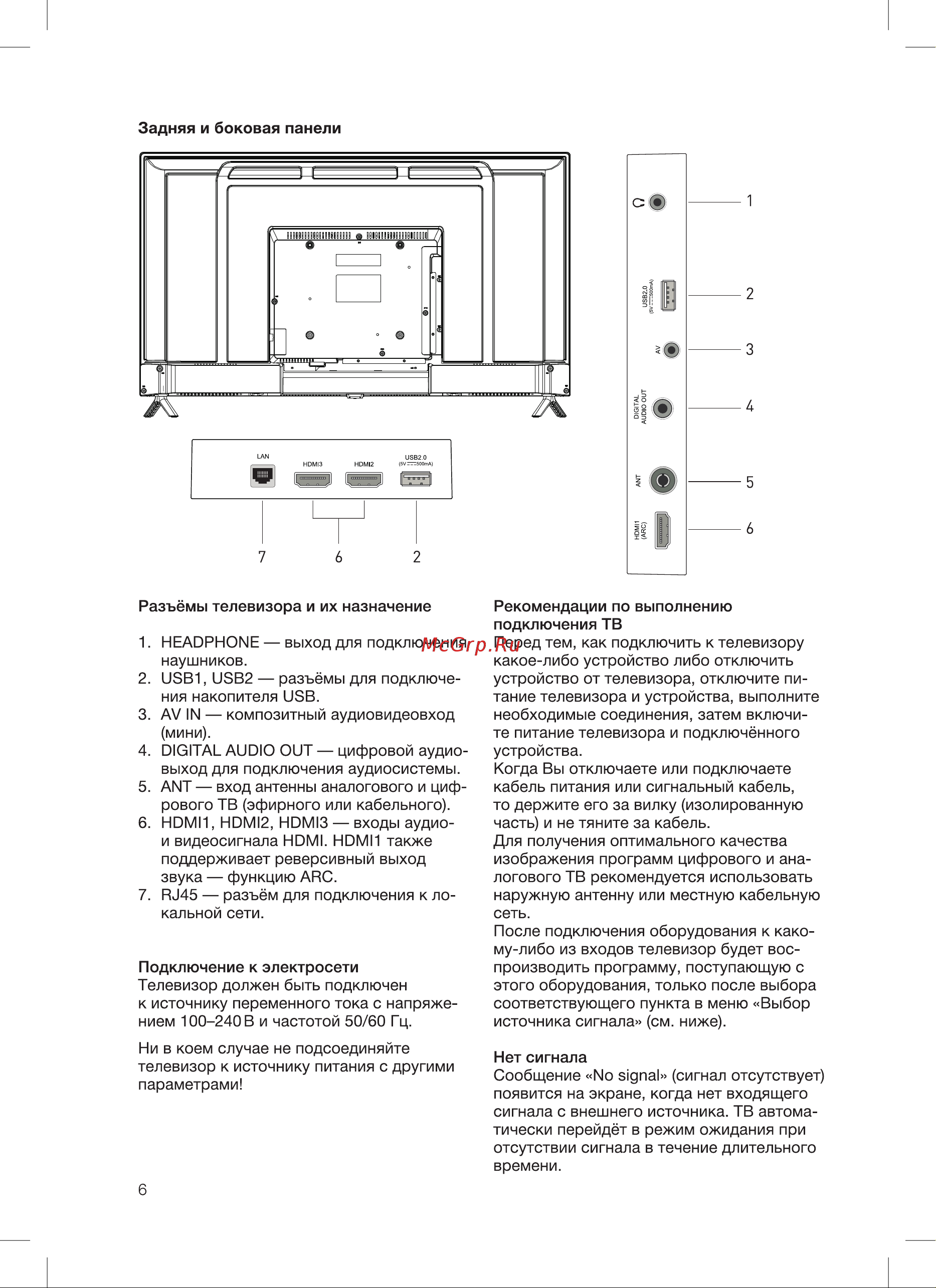 Blackton Bt 42S04B Инструкция по эксплуатации онлайн [8/24] 810004