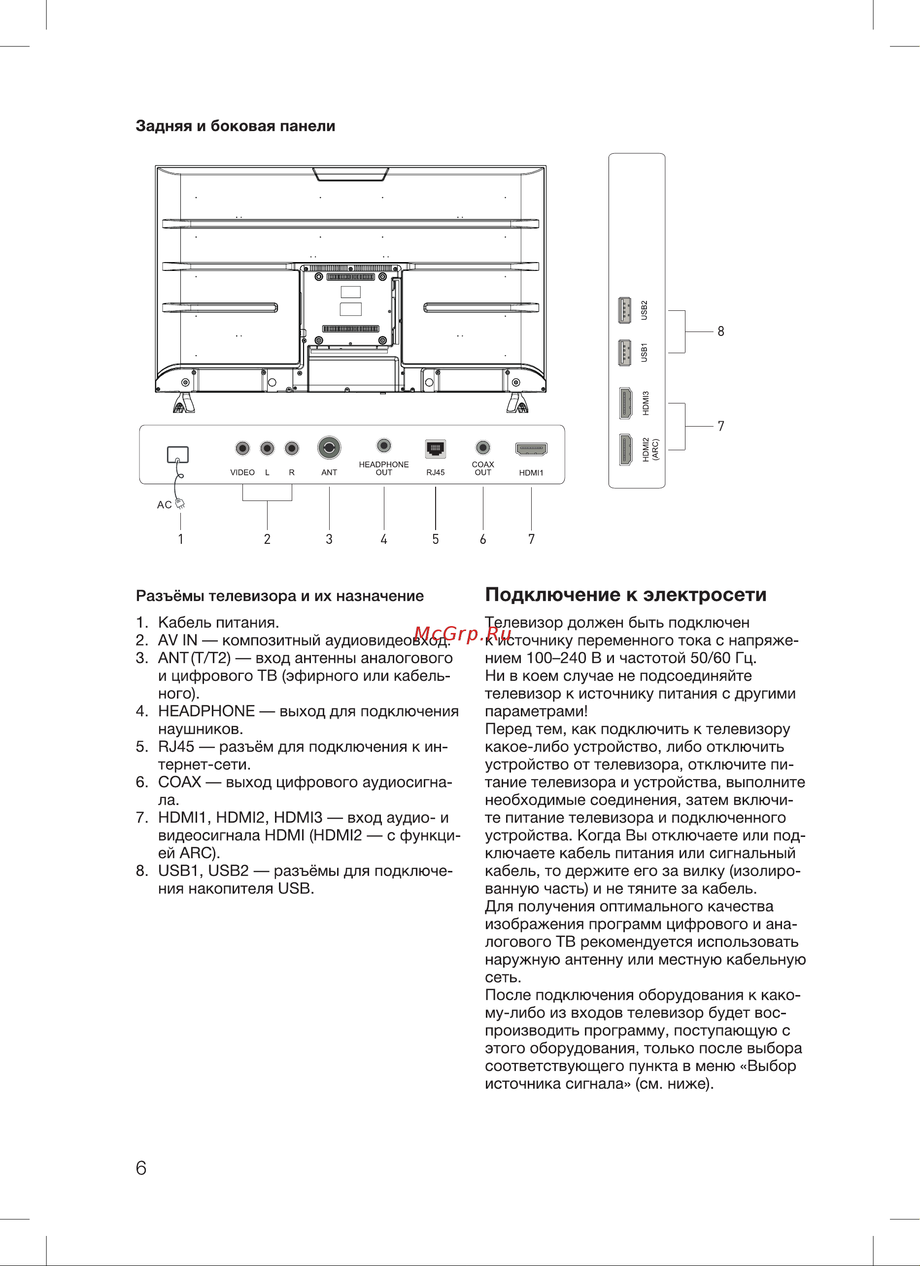 Blackton Bt 55FSU32B Инструкция по эксплуатации онлайн [8/28] 810009