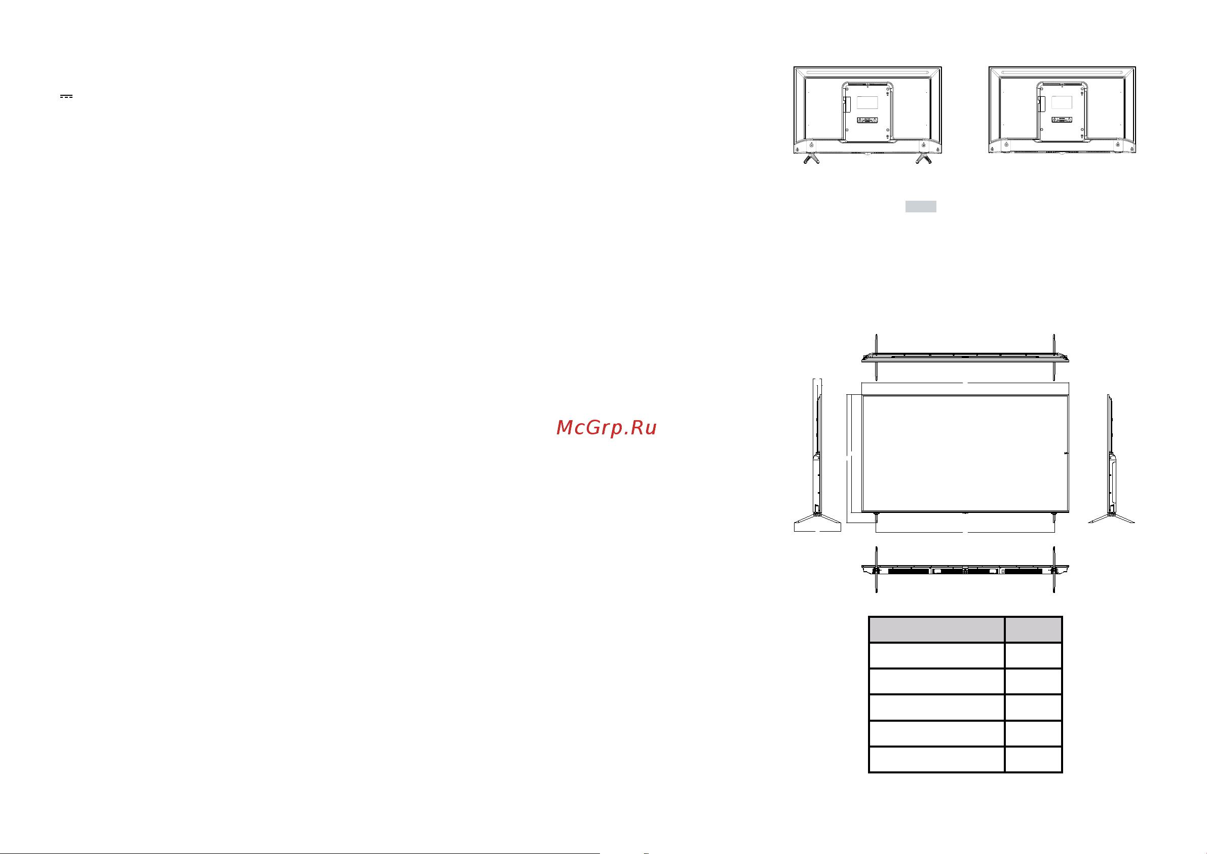 Centek CT-8585 Smart [28/52] Do not plug the tv into an outlet with power above the specified range before
