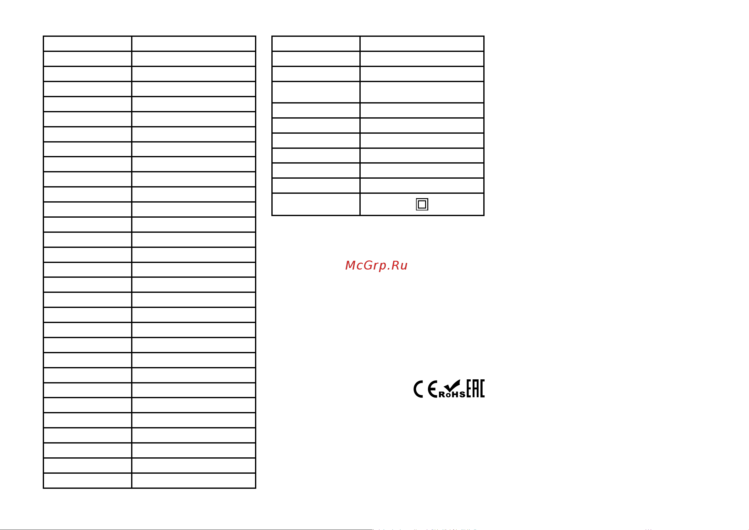Centek CT-8585 Smart [33/52] Sale to the end consumer with this warranty card the manufacturer confirms