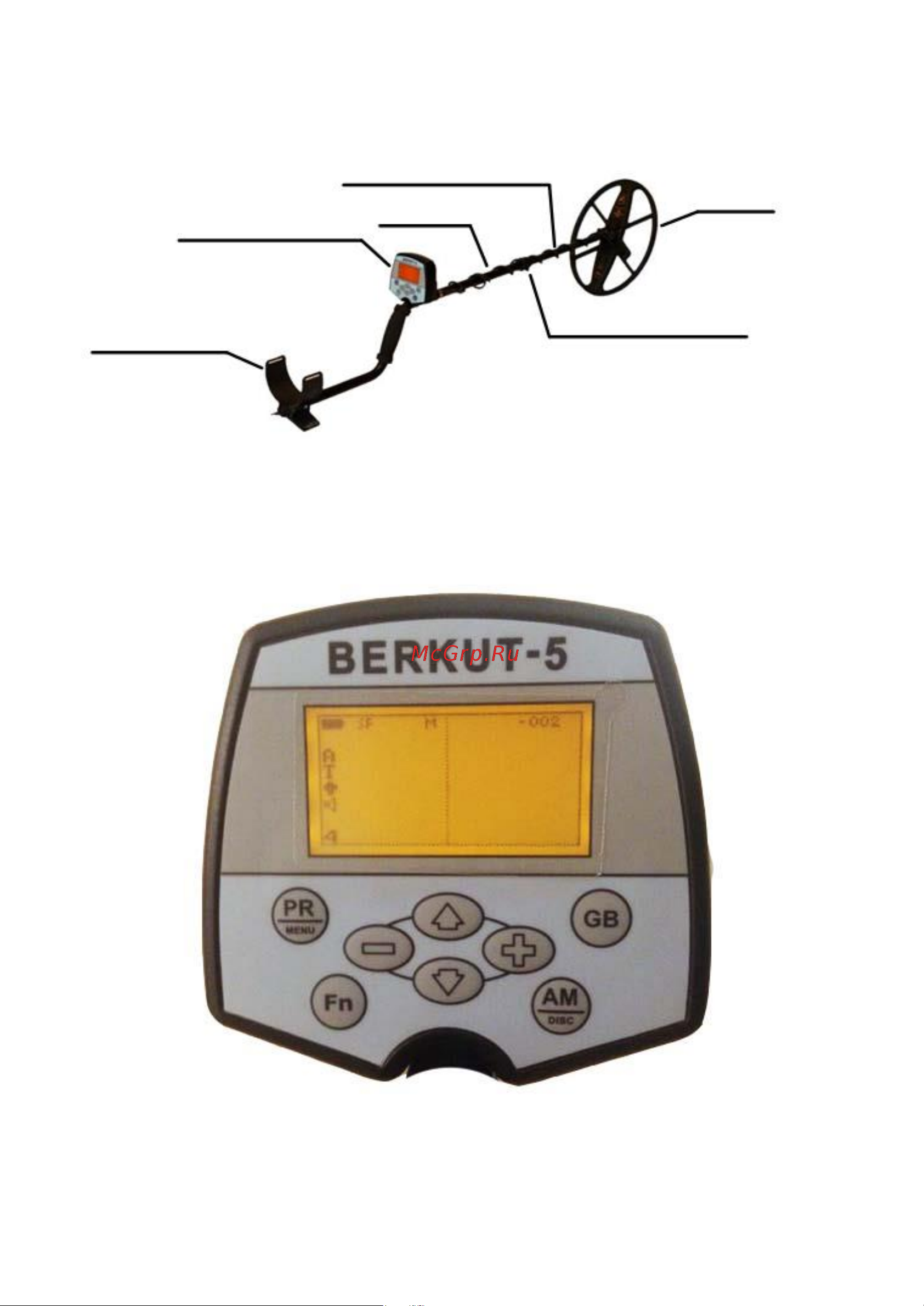 Ака Berkut-5 VERSION 5.01 [8/43] The front panel