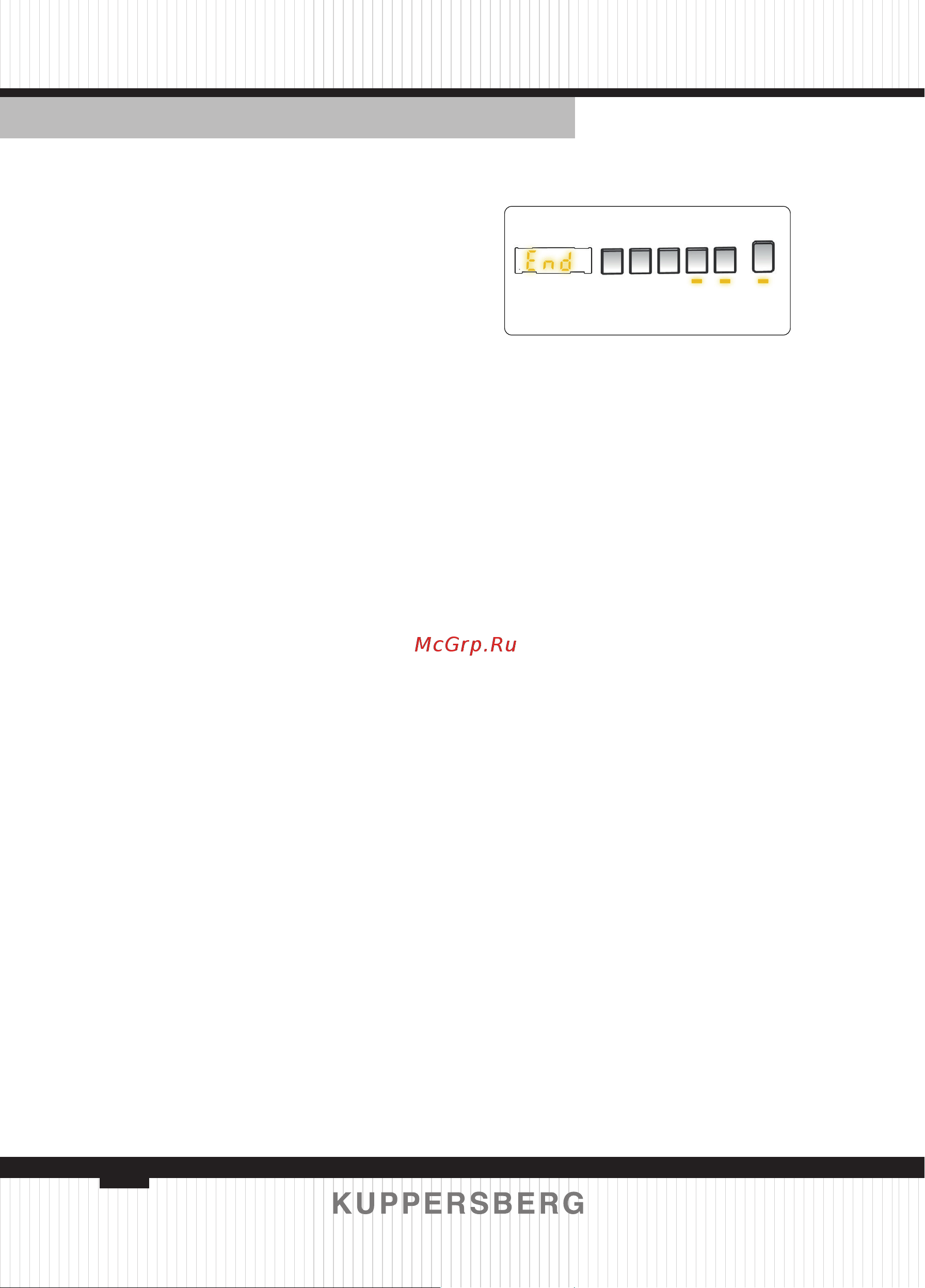 Kuppersberg WM 410 W [58/112] Programme end