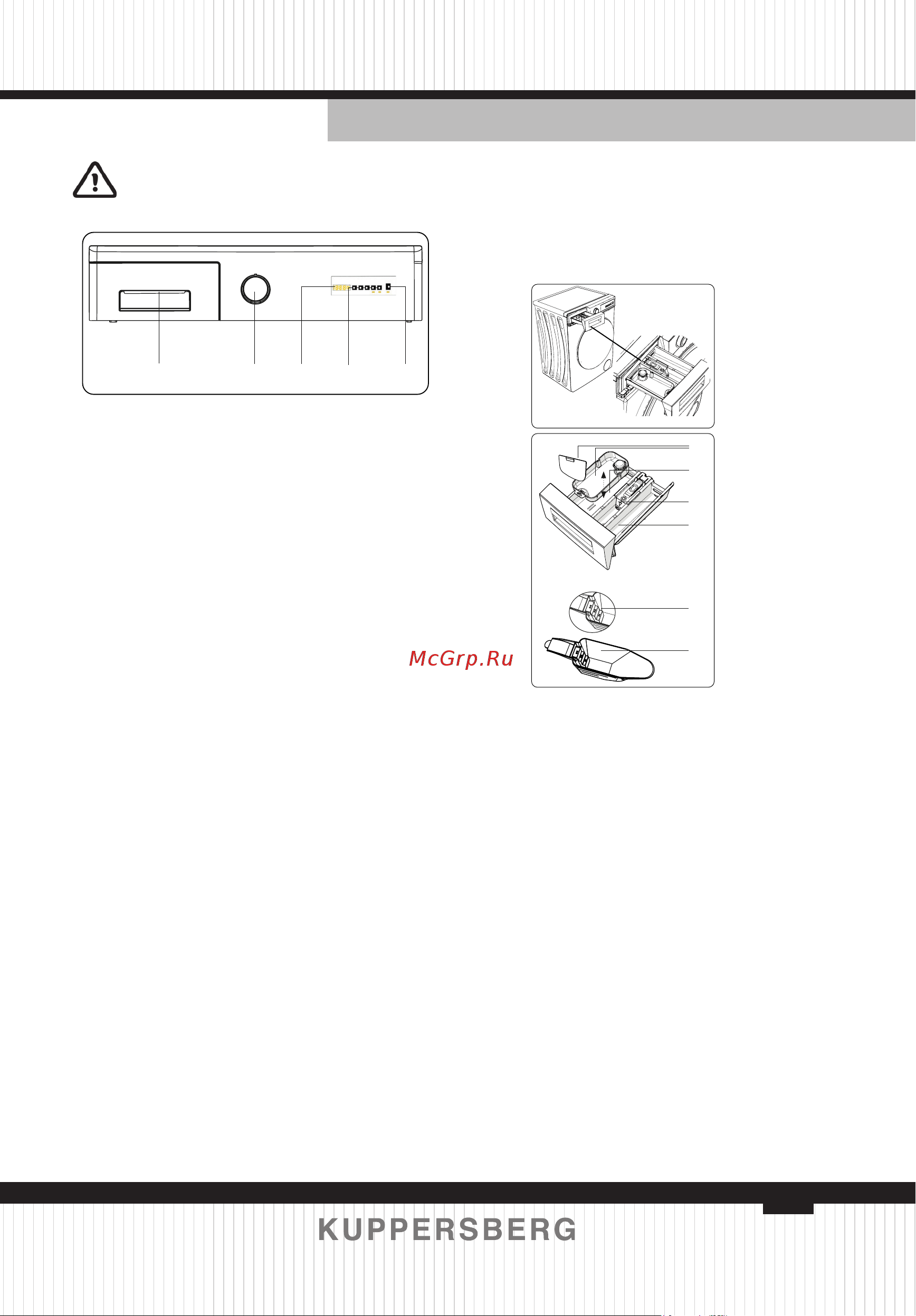 Kuppersberg WDM 560 [75/156] Control panel overview
