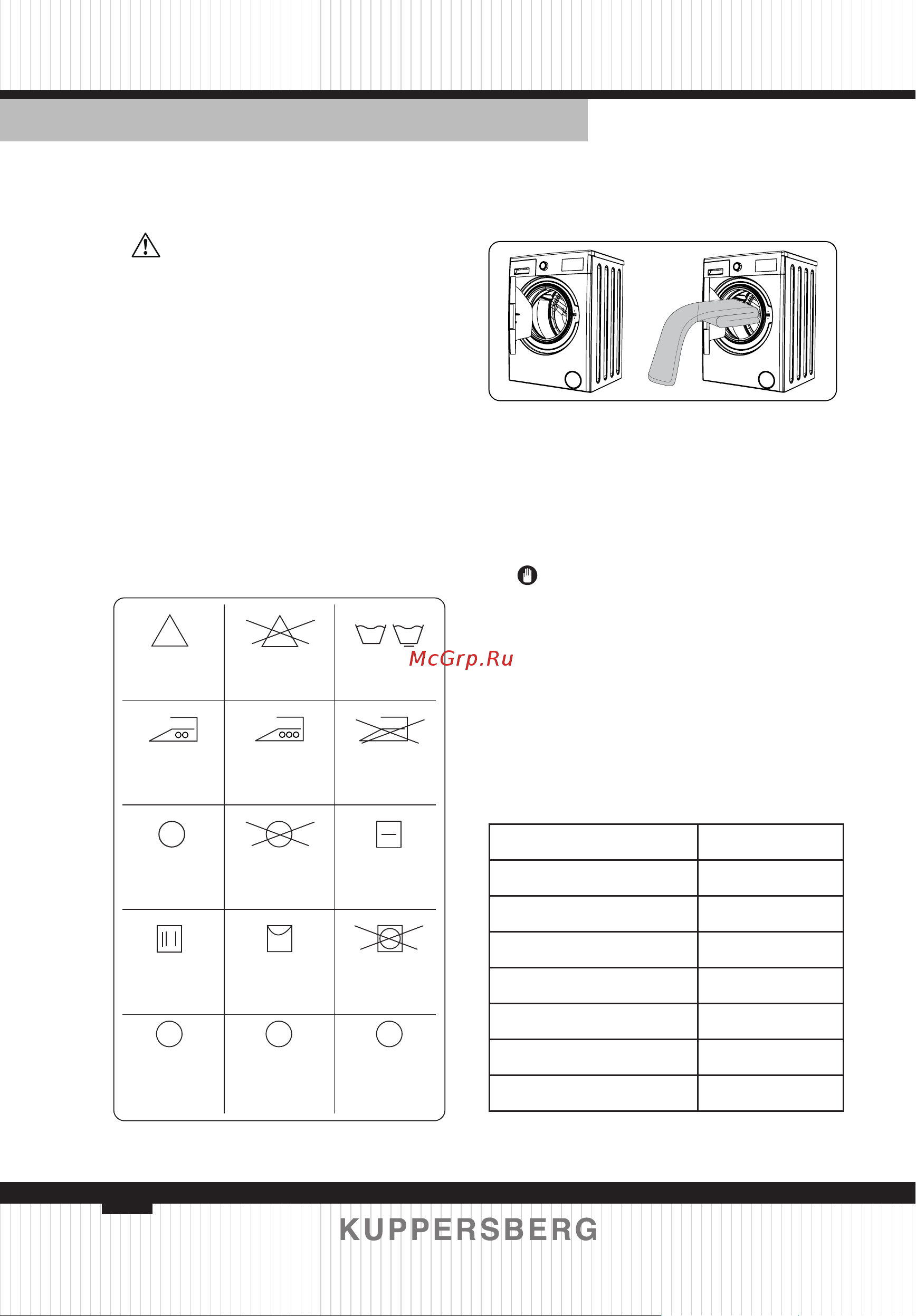 Kuppersberg WDM 560 [78/156] Putting laundry in the machine