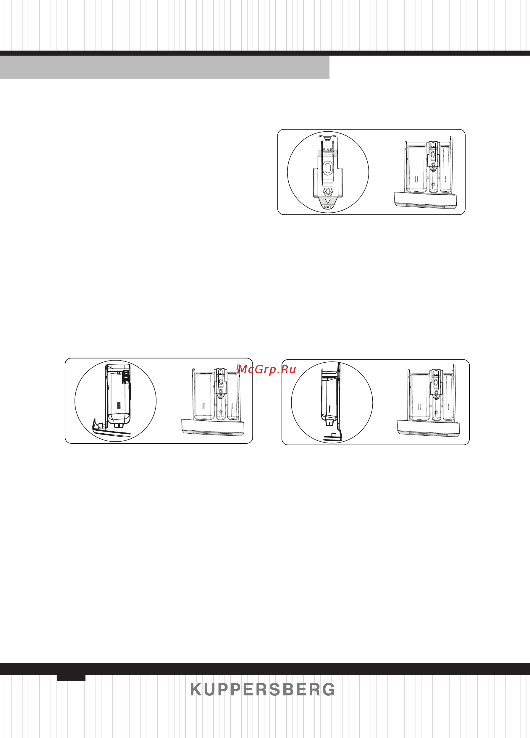 Kuppersberg WM 581 W [16/124] Bereiche
