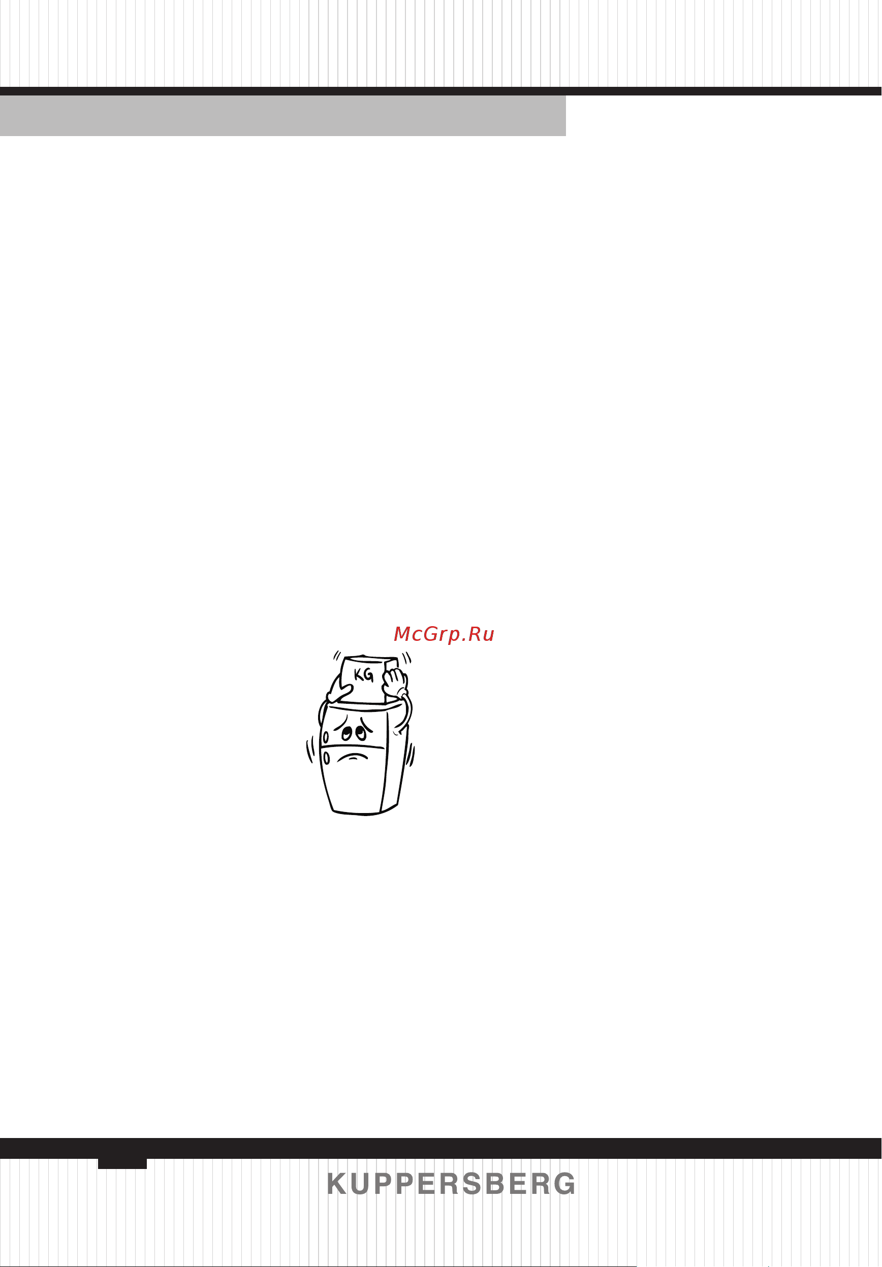 Kuppersberg NRV 192 BRG [40/104] Installing and operating your fridge