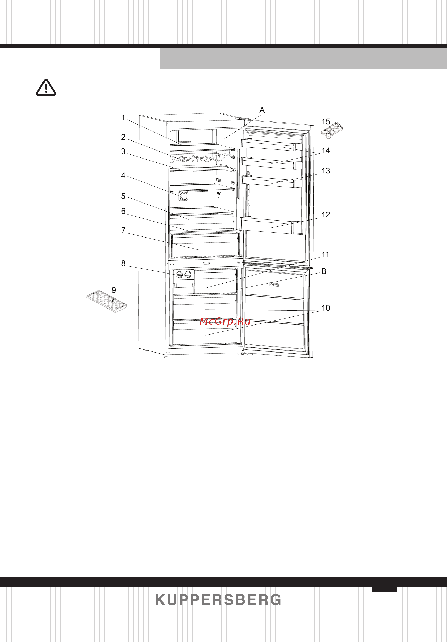 Kuppersberg NRV 192 BG [95/104] Часть 7 компоненты холодильника и его отделений