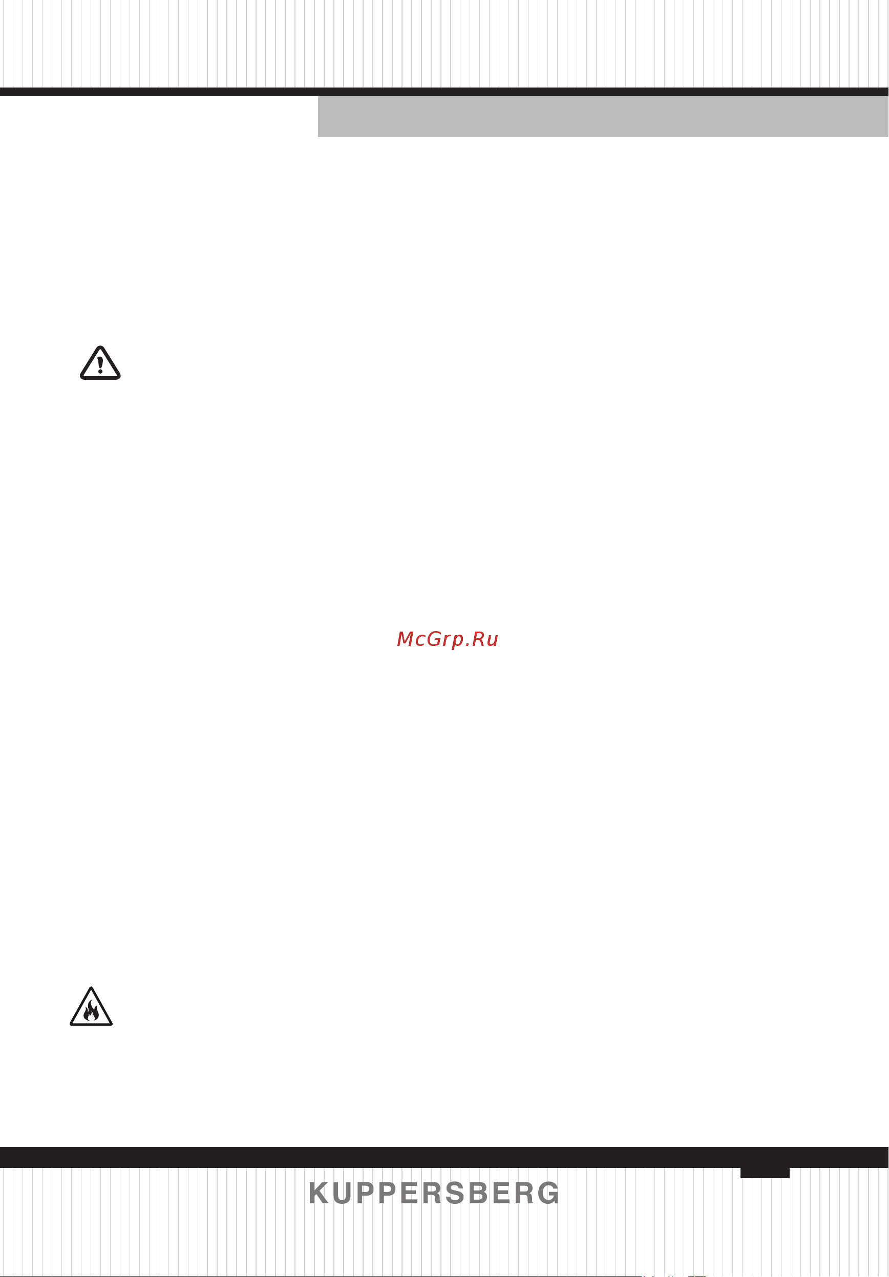 Kuppersberg NRV 192 X [25/76] Safety instructions