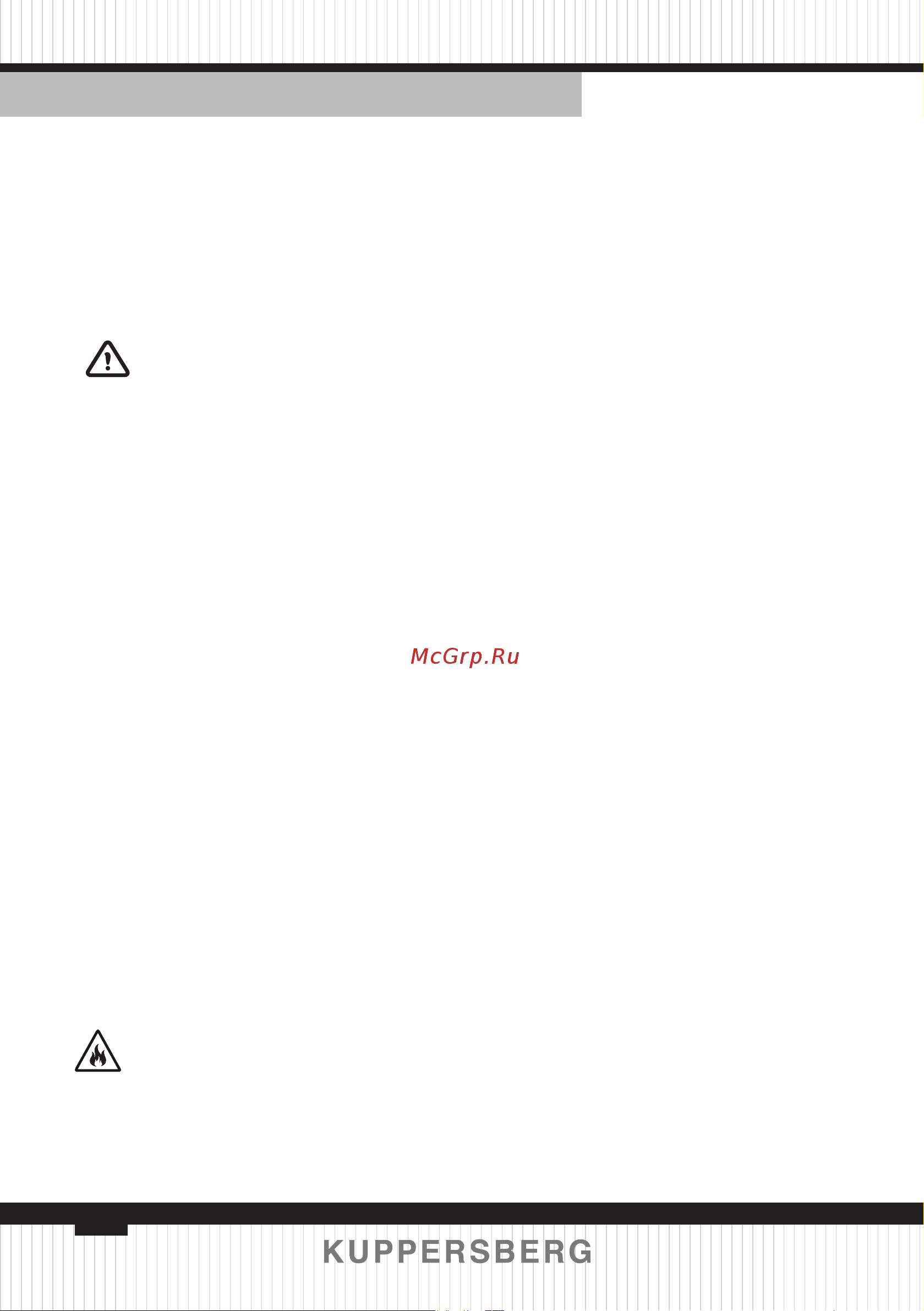 Kuppersberg VBMF 96 [20/58] Safety instructions