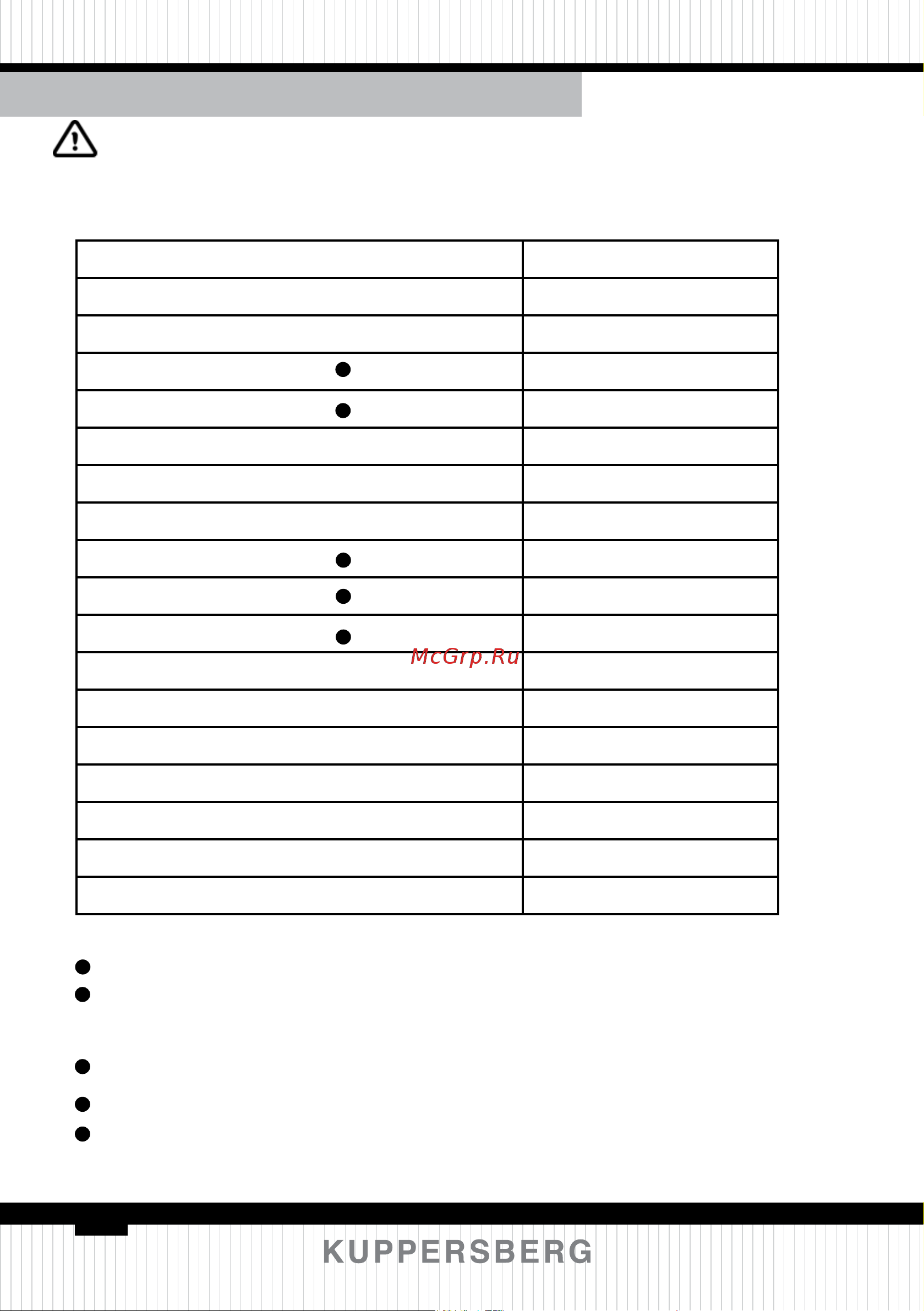 Kuppersberg GLM 6080 [100/160] Product fiche