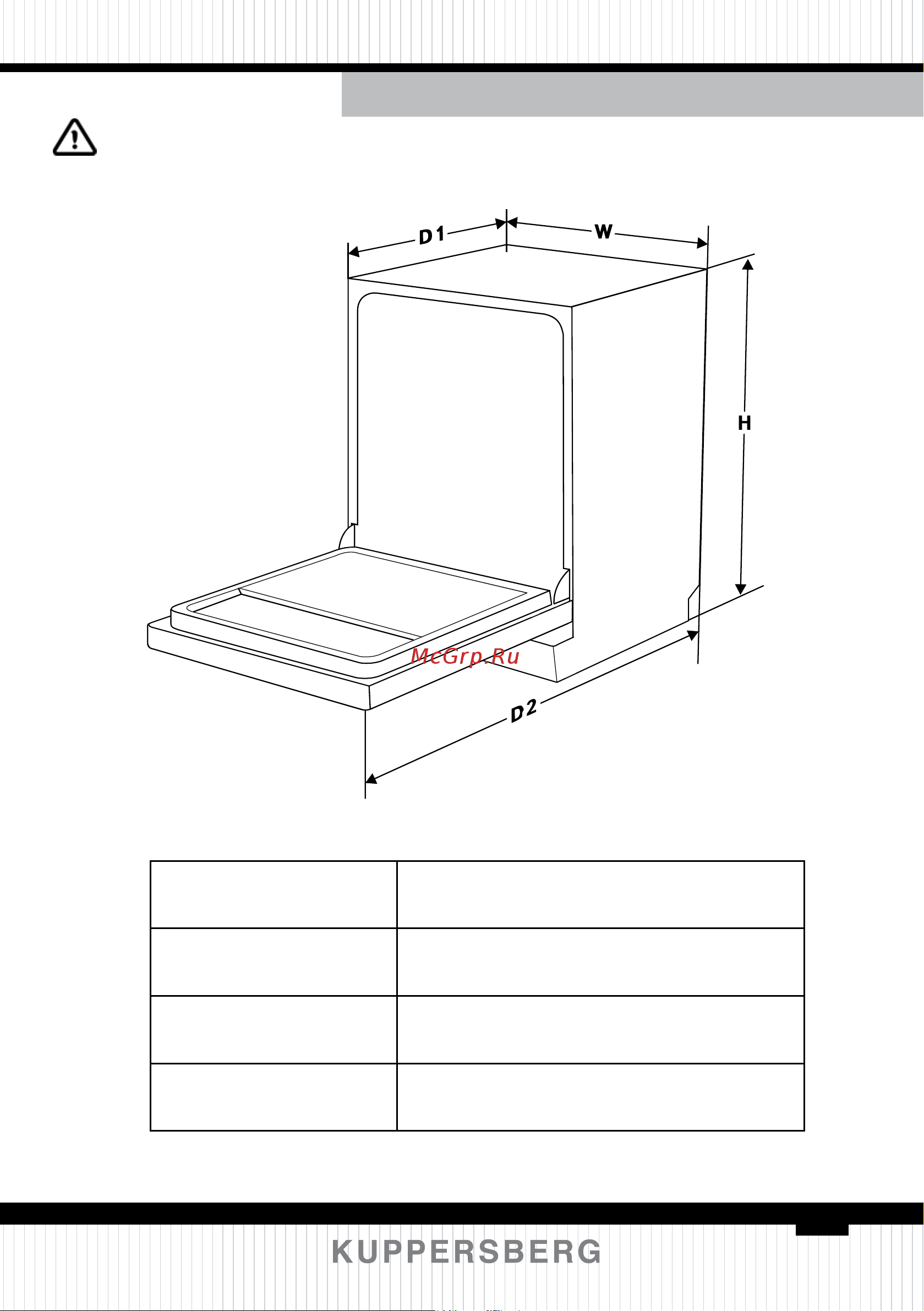 Kuppersberg GLM 6080 [99/160] Technical information