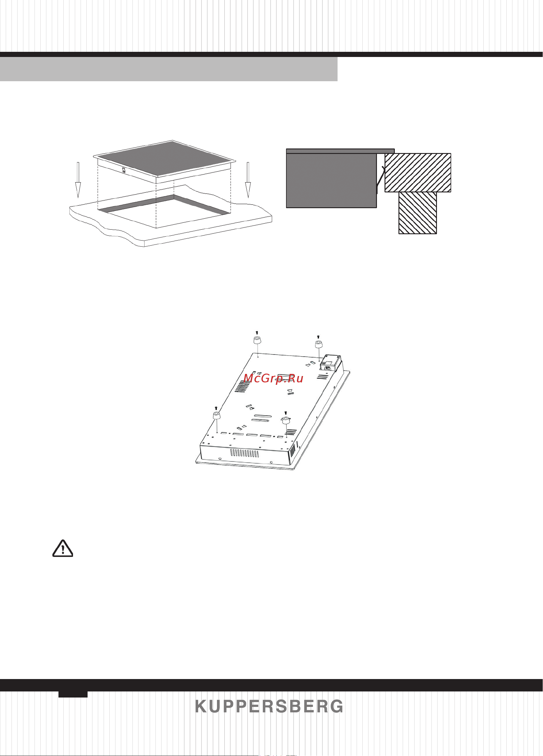Kuppersberg ECS 639 F [50/136] Assemble the feet only in model eco 302 and ico 302