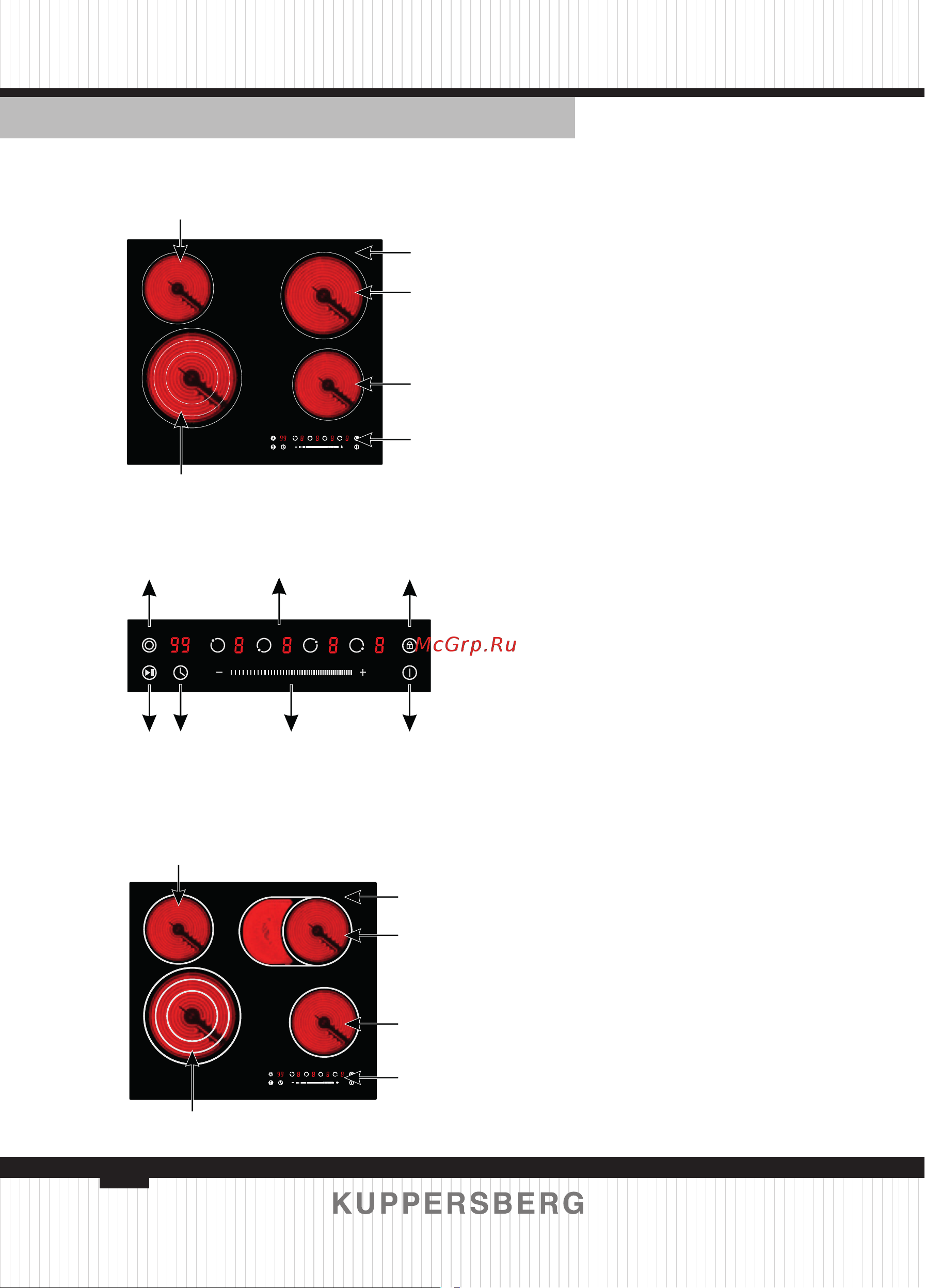Kuppersberg ECS 639 F [94/136] Панель управления