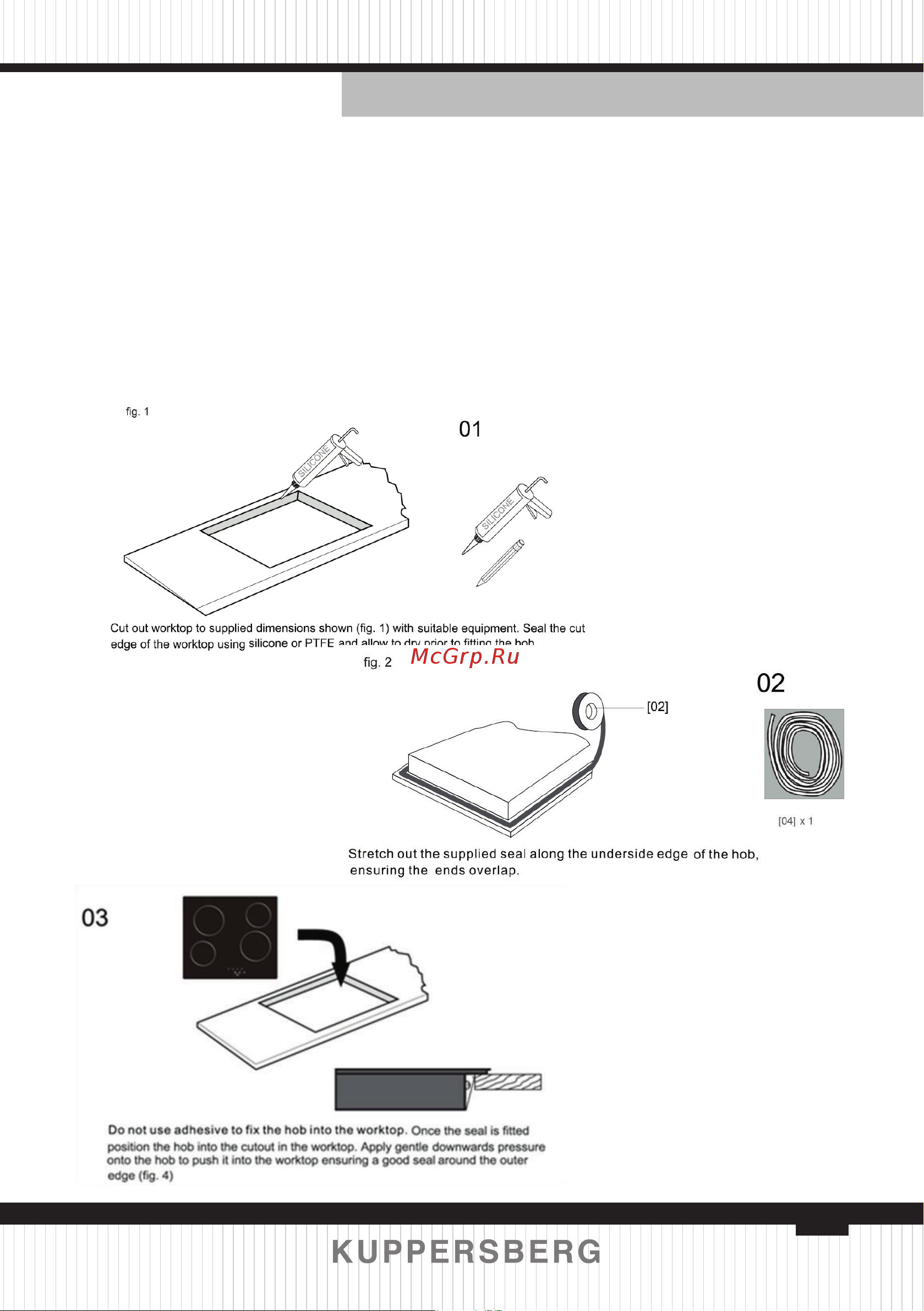 Kuppersberg ICS 645 F [47/88] When you have installed the hob make sure that