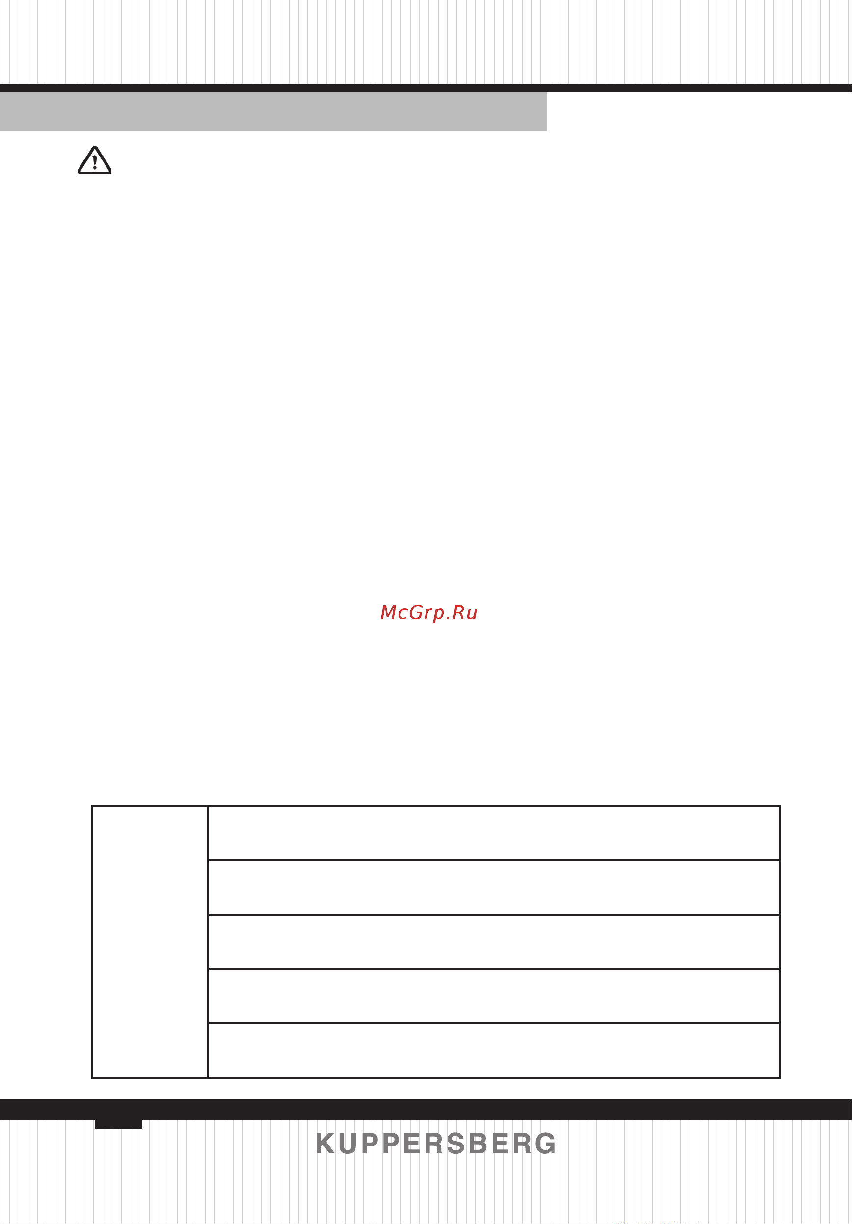 Kuppersberg SLIMLUX 60 W [20/0] Section 5 helpful information