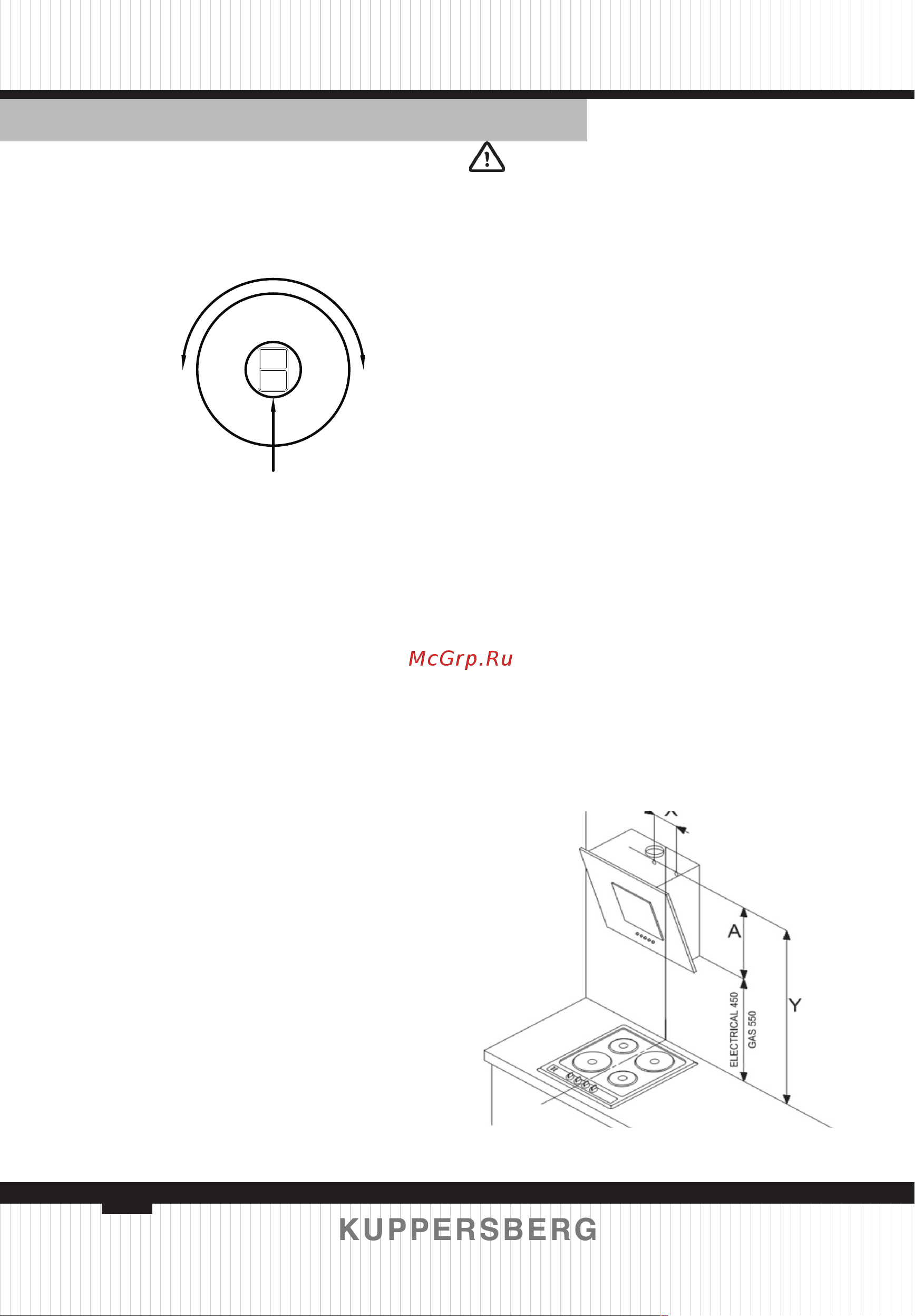 Kuppersberg F 601 WH [6/44] Installation und abmessungen