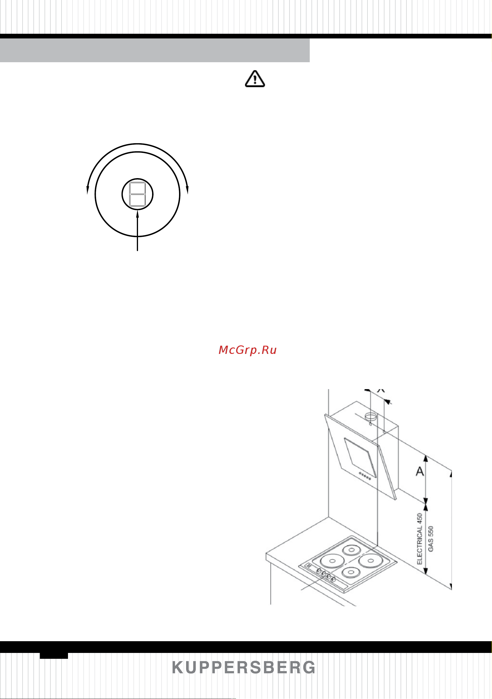 Kuppersberg F 690 W [18/44] Mounting and dimensions