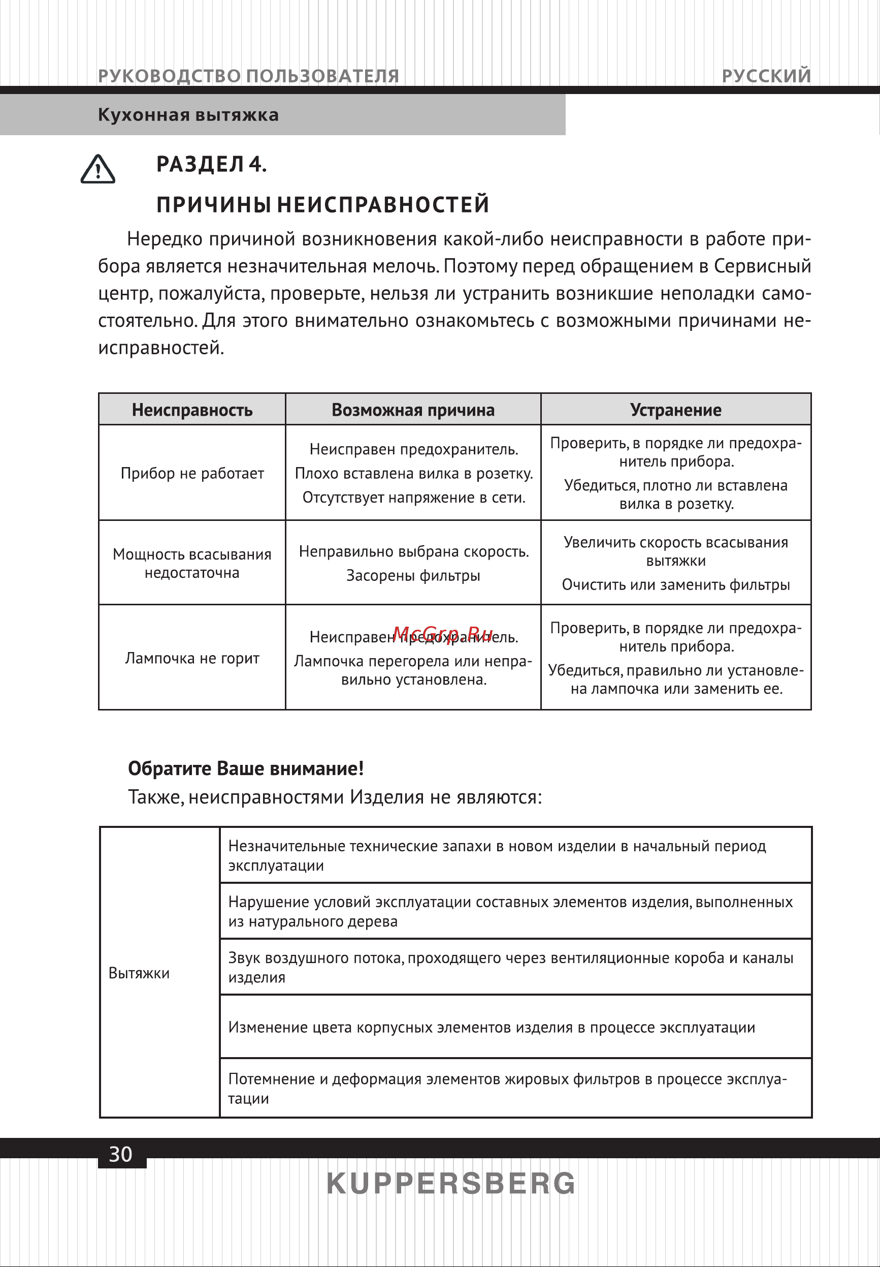 Kuppersberg F 605 W [30/40] Page 30