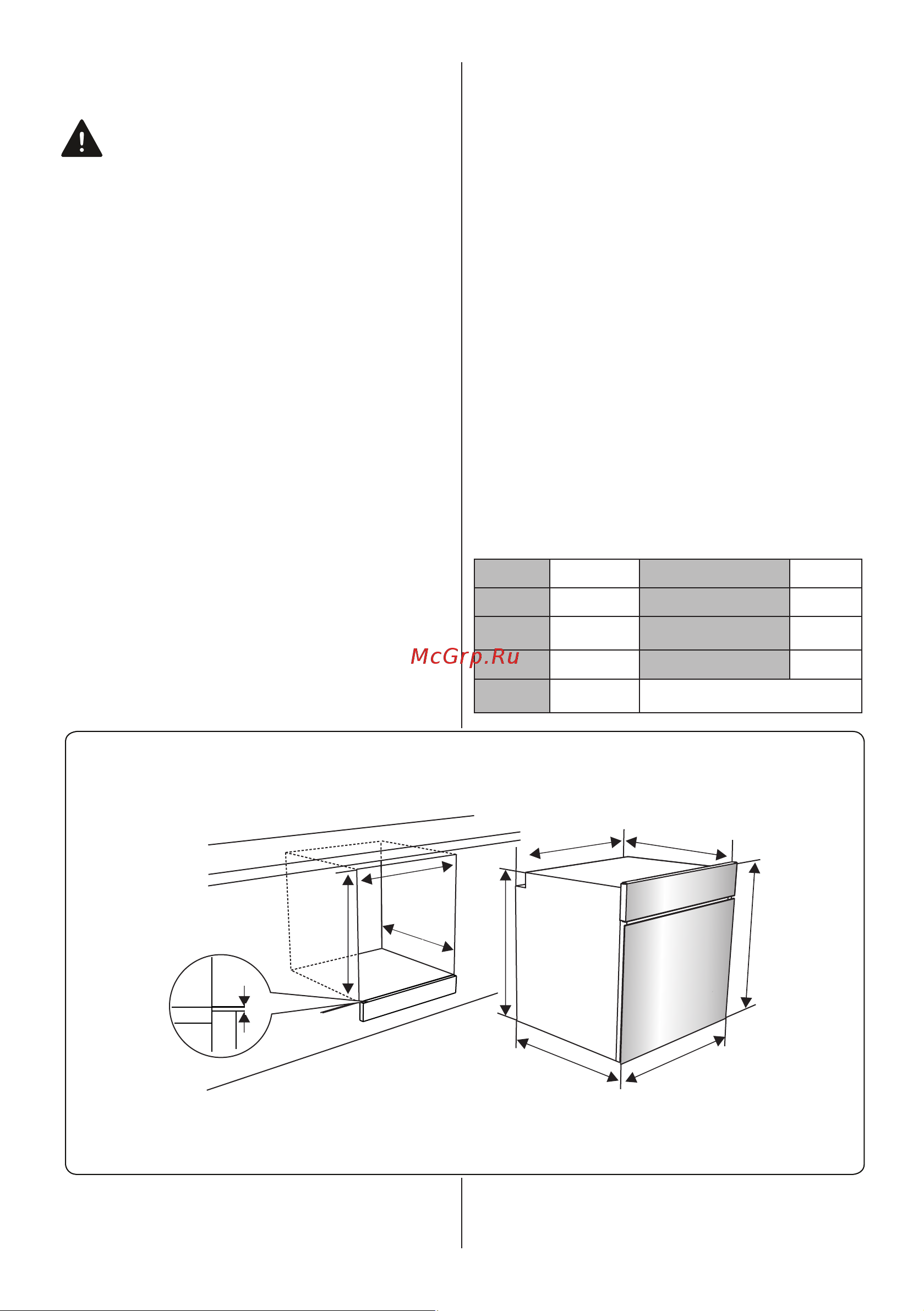 KURO KEO 68 BG [35/49] Installation and preparation for use