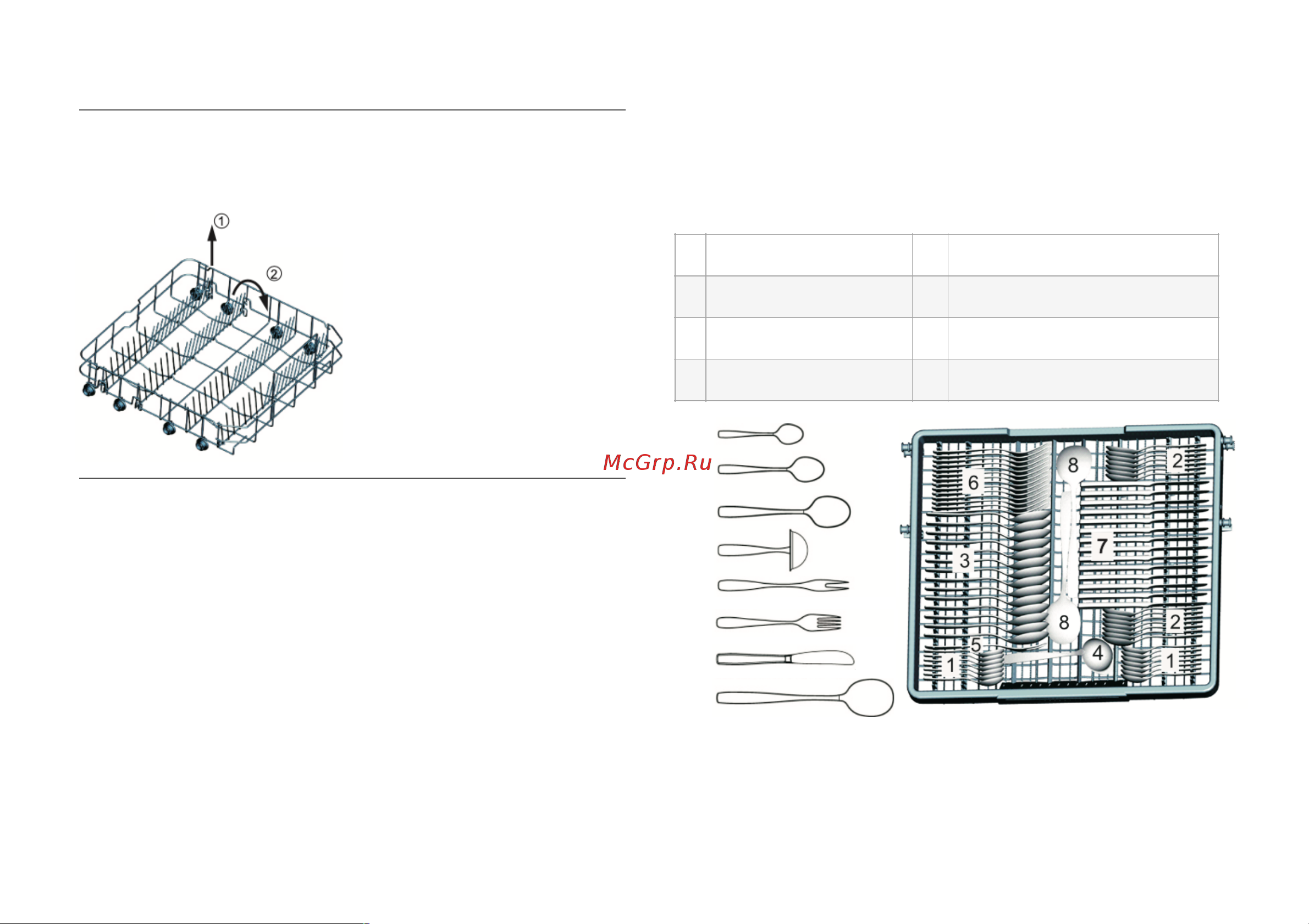 MANYA DF6002 [33/56] Корзина для столовых приборов