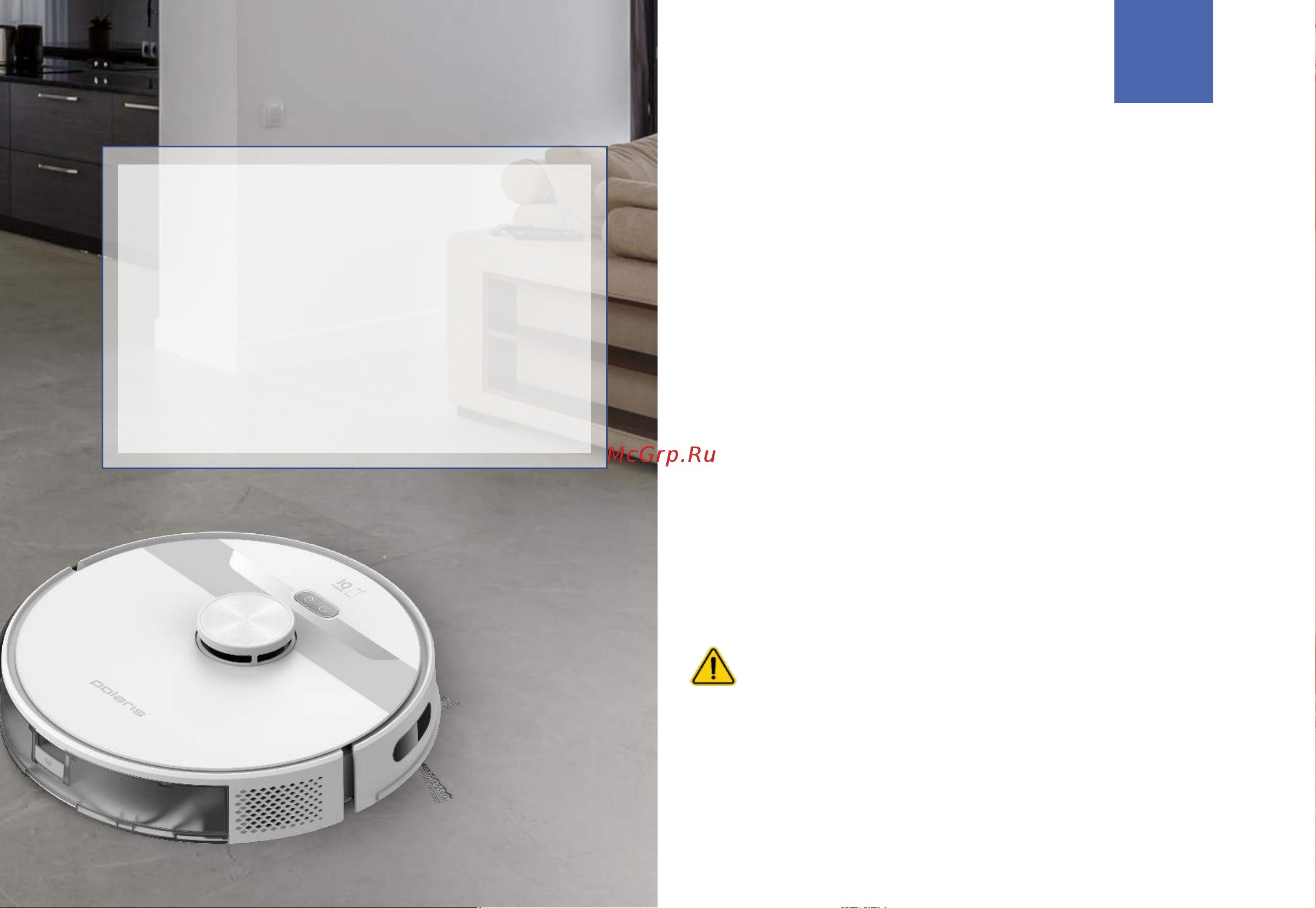 Polaris PVCR 6001 Wi-Fi IQ Home Инструкция по эксплуатации онлайн [3/98] 810739