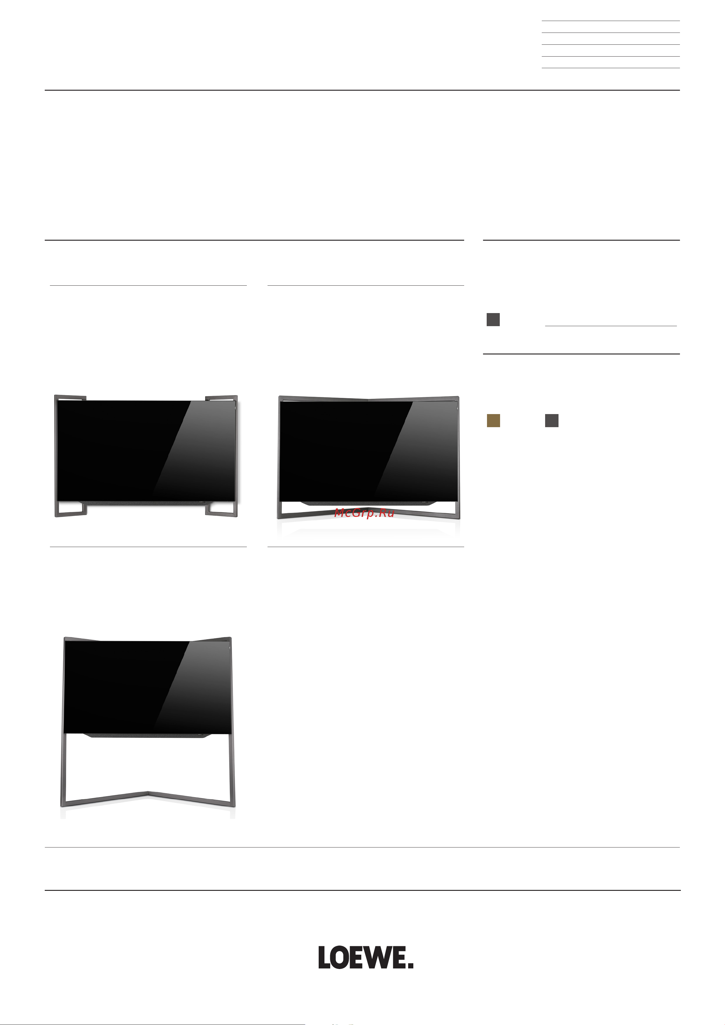 Loewe FS 9.65 Amber Gold (72880A00) Technical information онлайн