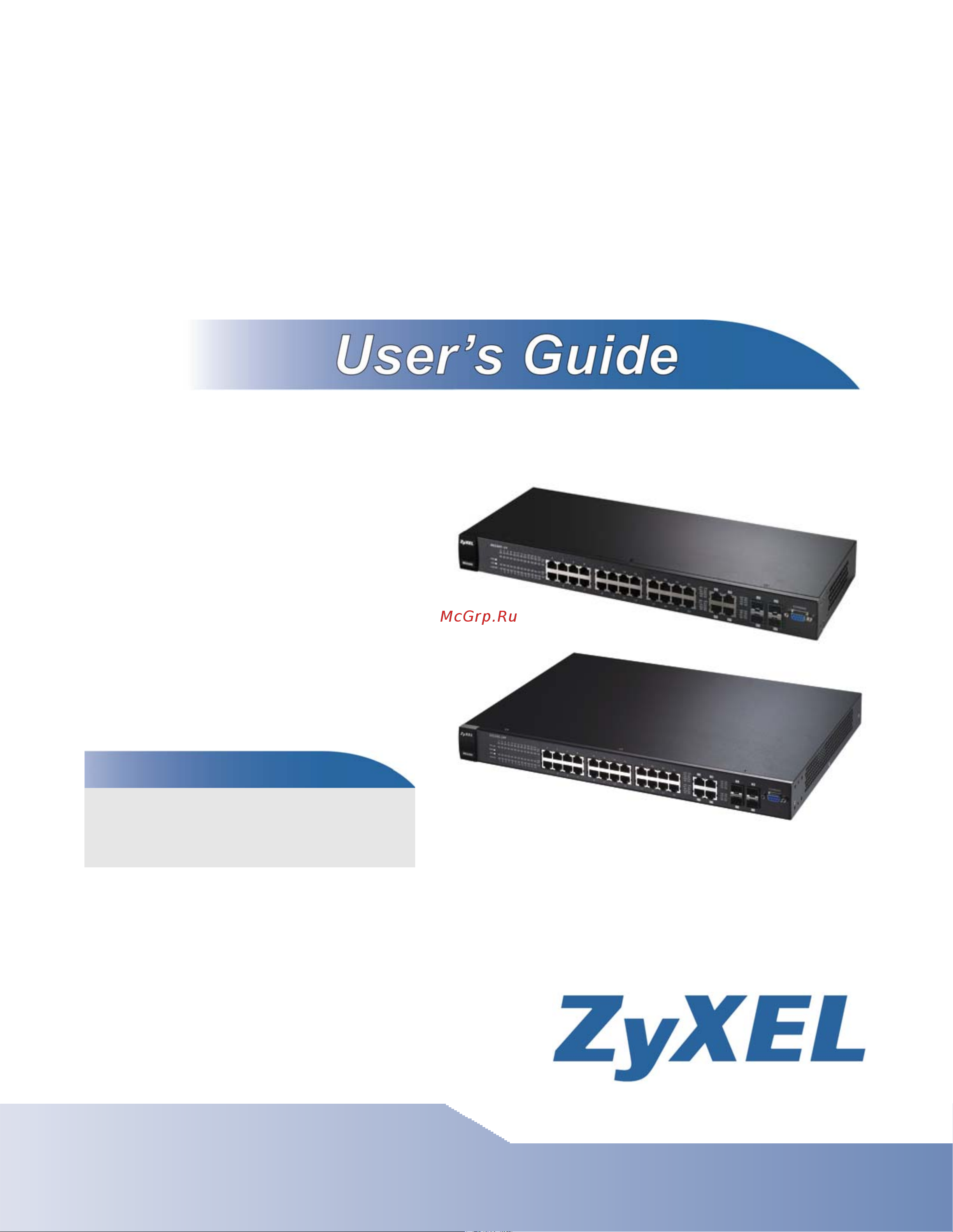 Zyxel GS2200-24 Руководство пользователя онлайн