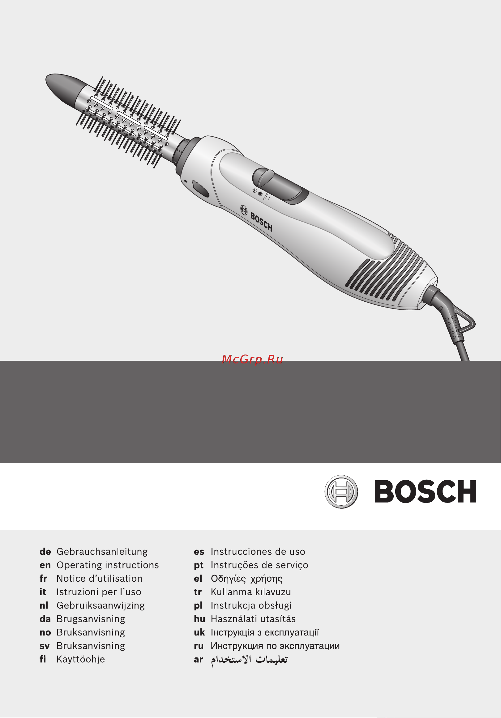 Bosch PHA2302 красный Инструкция по эксплуатации онлайн