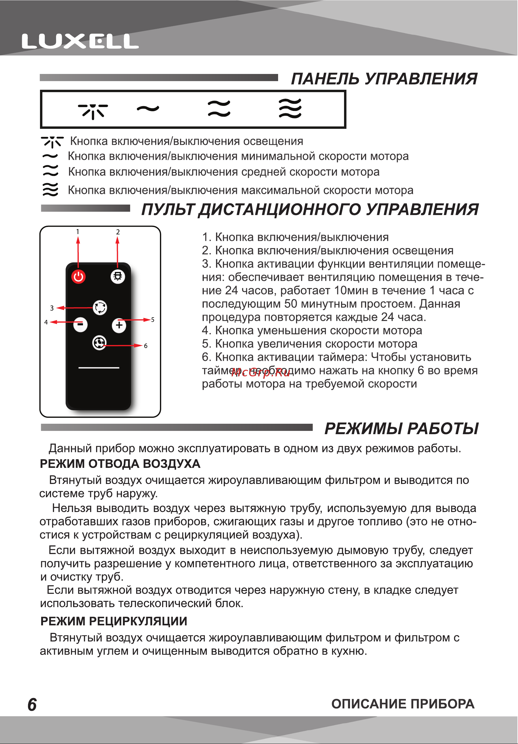 Luxell DA6-835 Black Инструкция по эксплуатации онлайн [6/16] 811113