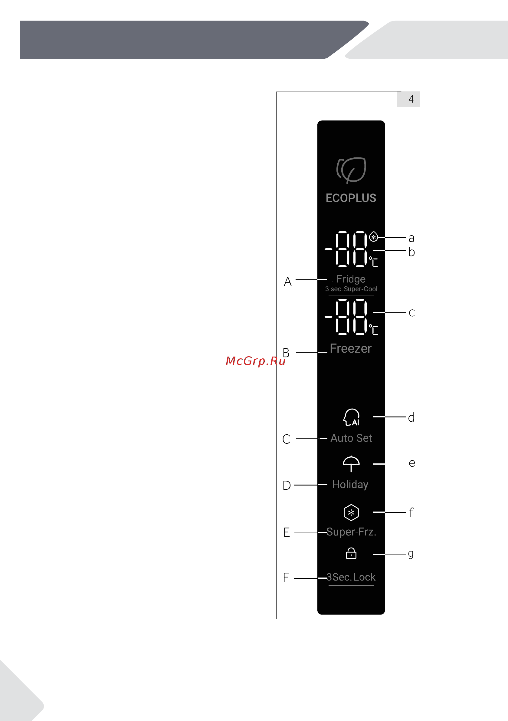 Haier HRF-600DM7RU Инструкция по эксплуатации онлайн [12/71] 811345