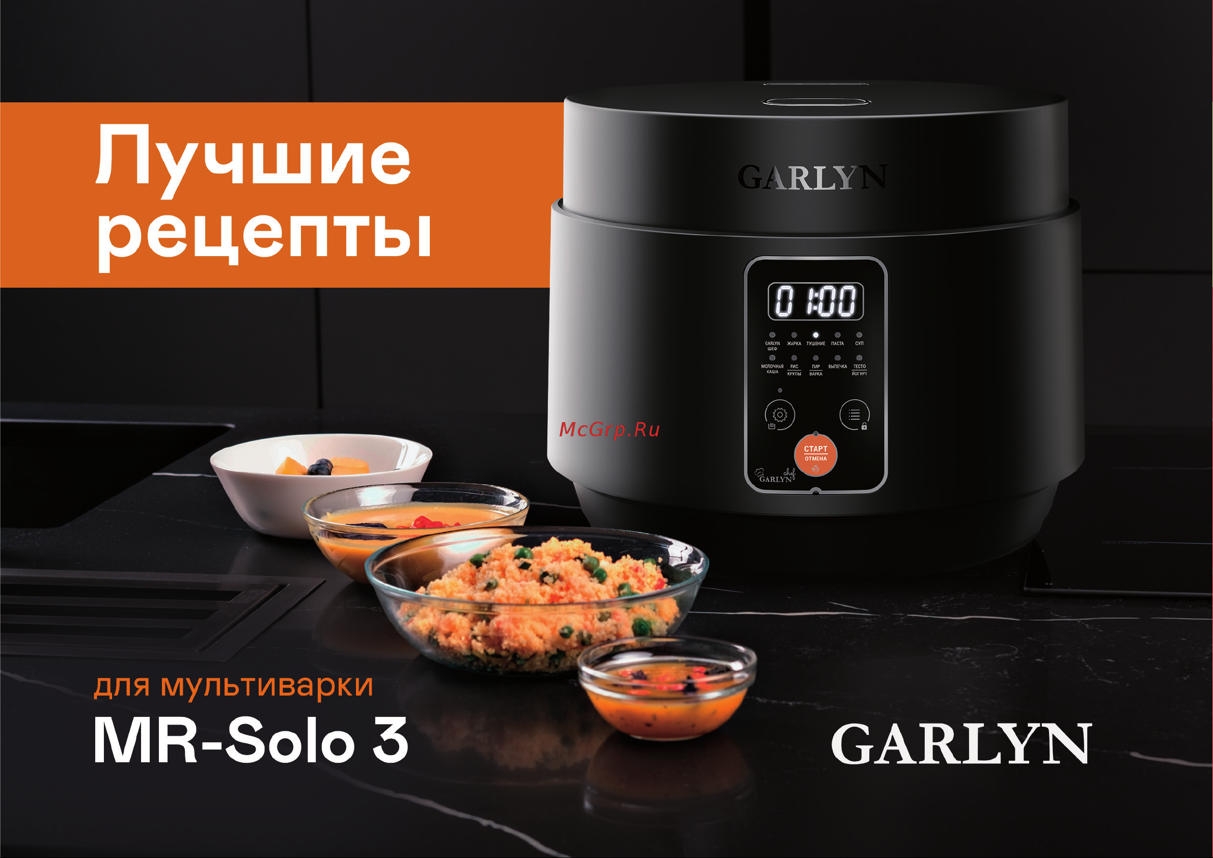 Garlyn MR-Solo 3 Книга рецептов онлайн
