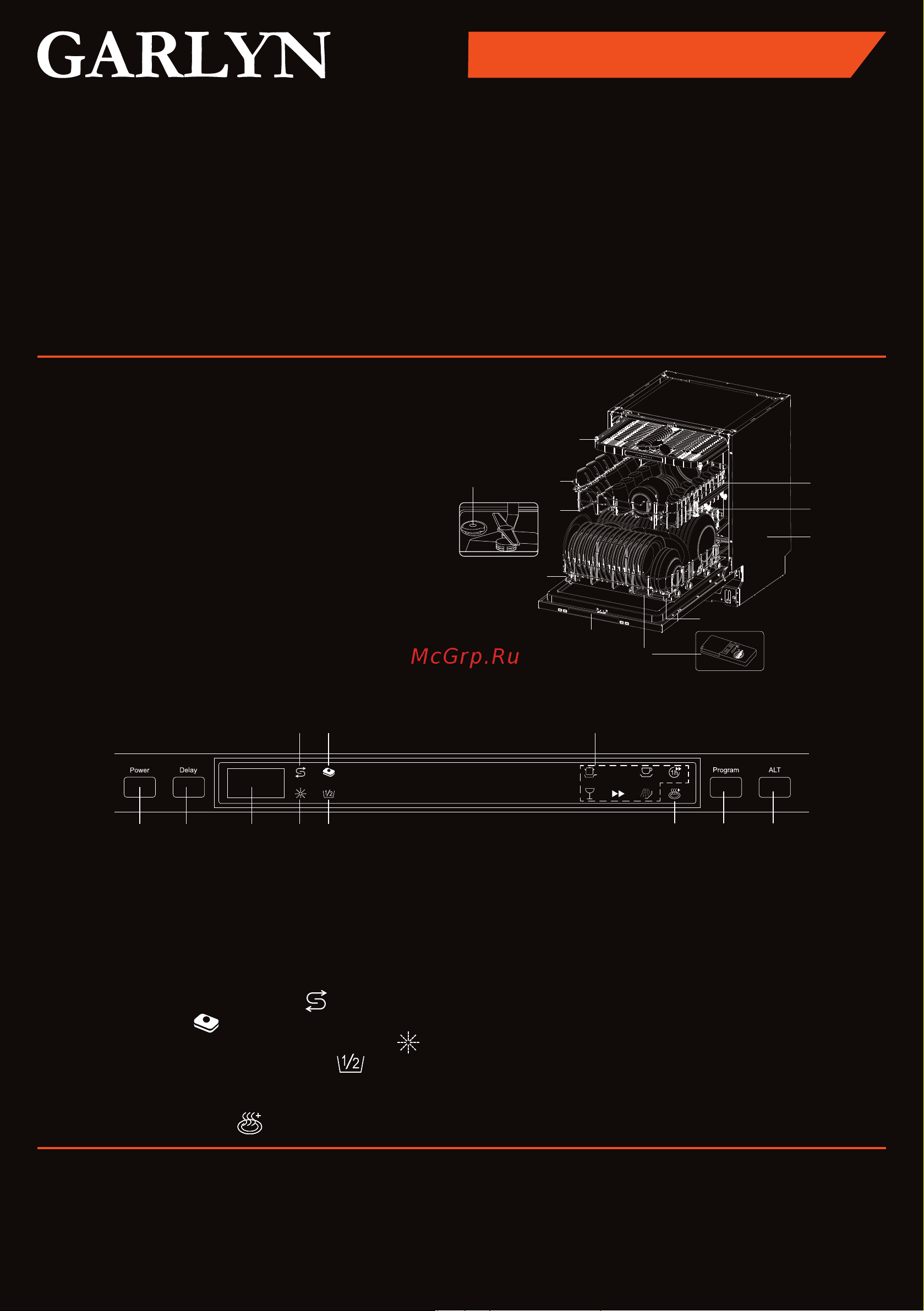 Garlyn GDW-1060 Краткая инструкция онлайн