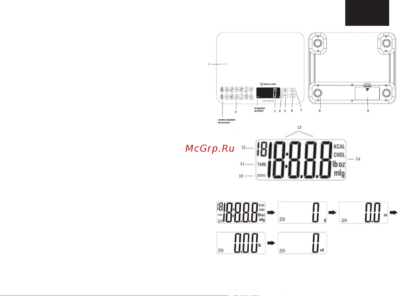Brayer BR1803 Инструкция по эксплуатации онлайн [3/40] 811589