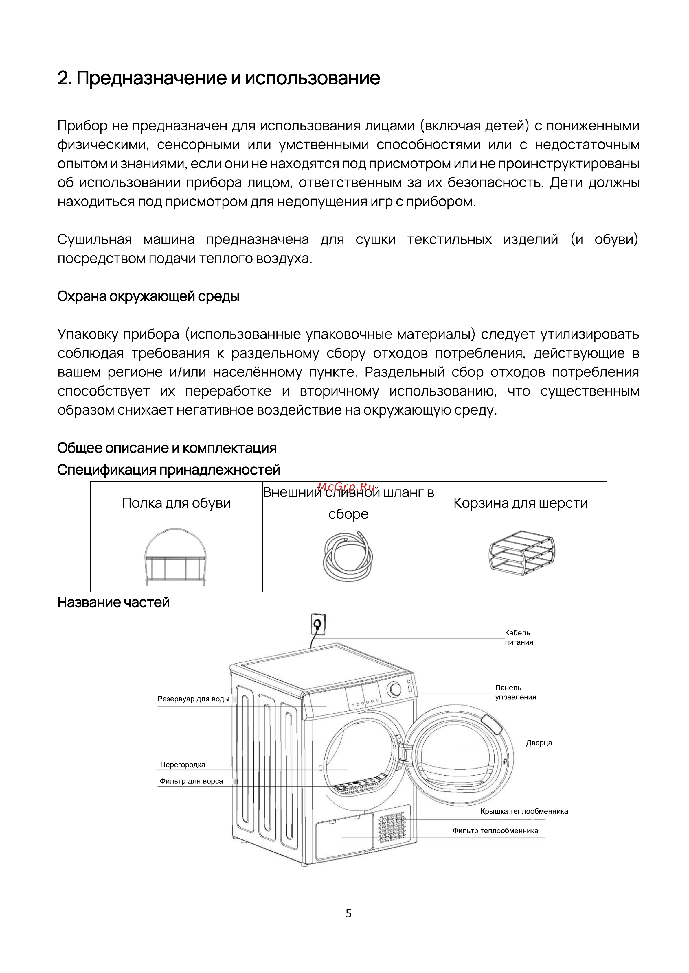 Vard VTH41 Инструкция по эксплуатации онлайн [5/21] 811893