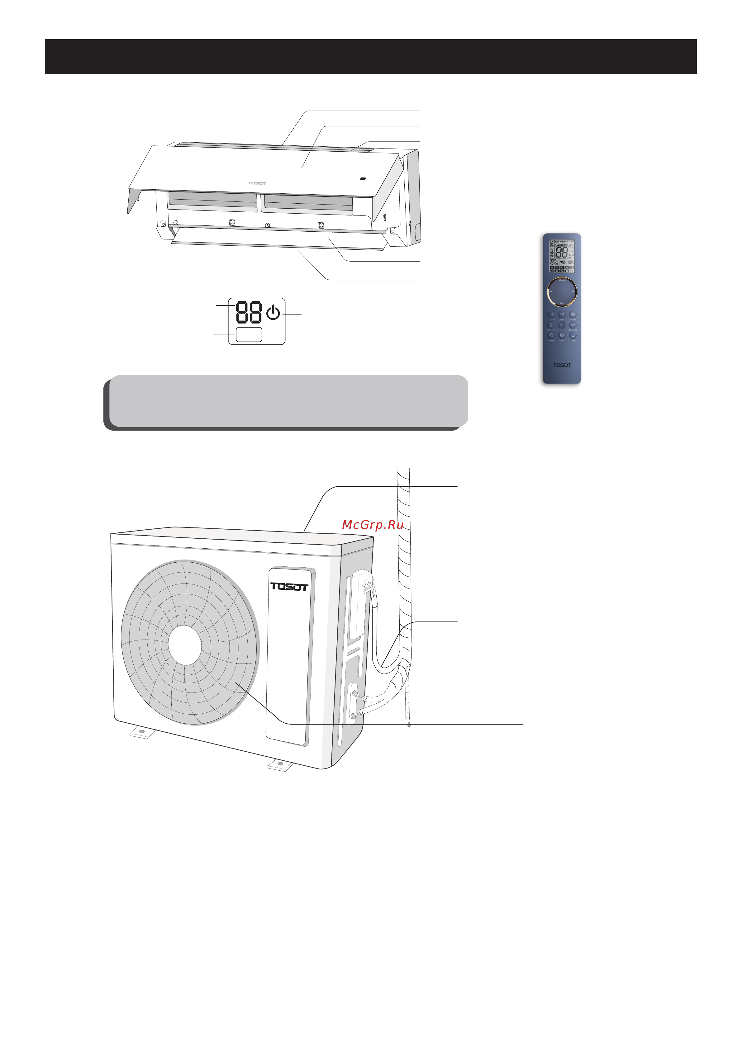 Tosot Clivia Deluxe T18H-SCD/I/T18H-SCD/O Инструкция по эксплуатации онлайн [14/44] 811977