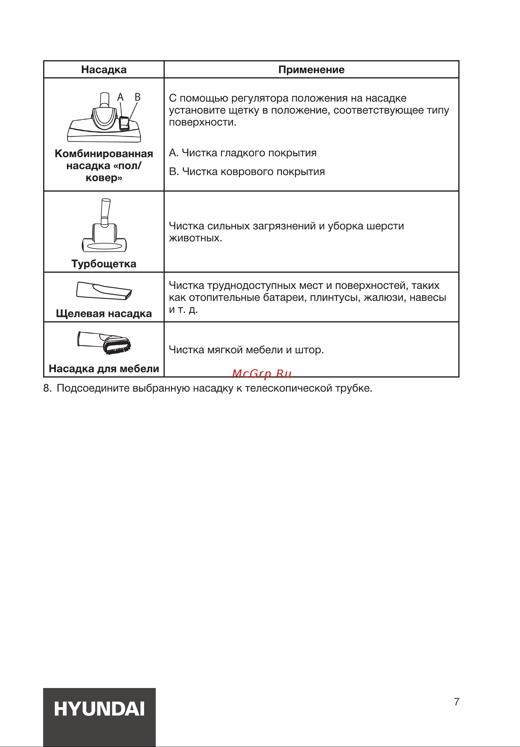 Hyundai HYV-C3355 Инструкция по эксплуатации онлайн [7/16] 812030
