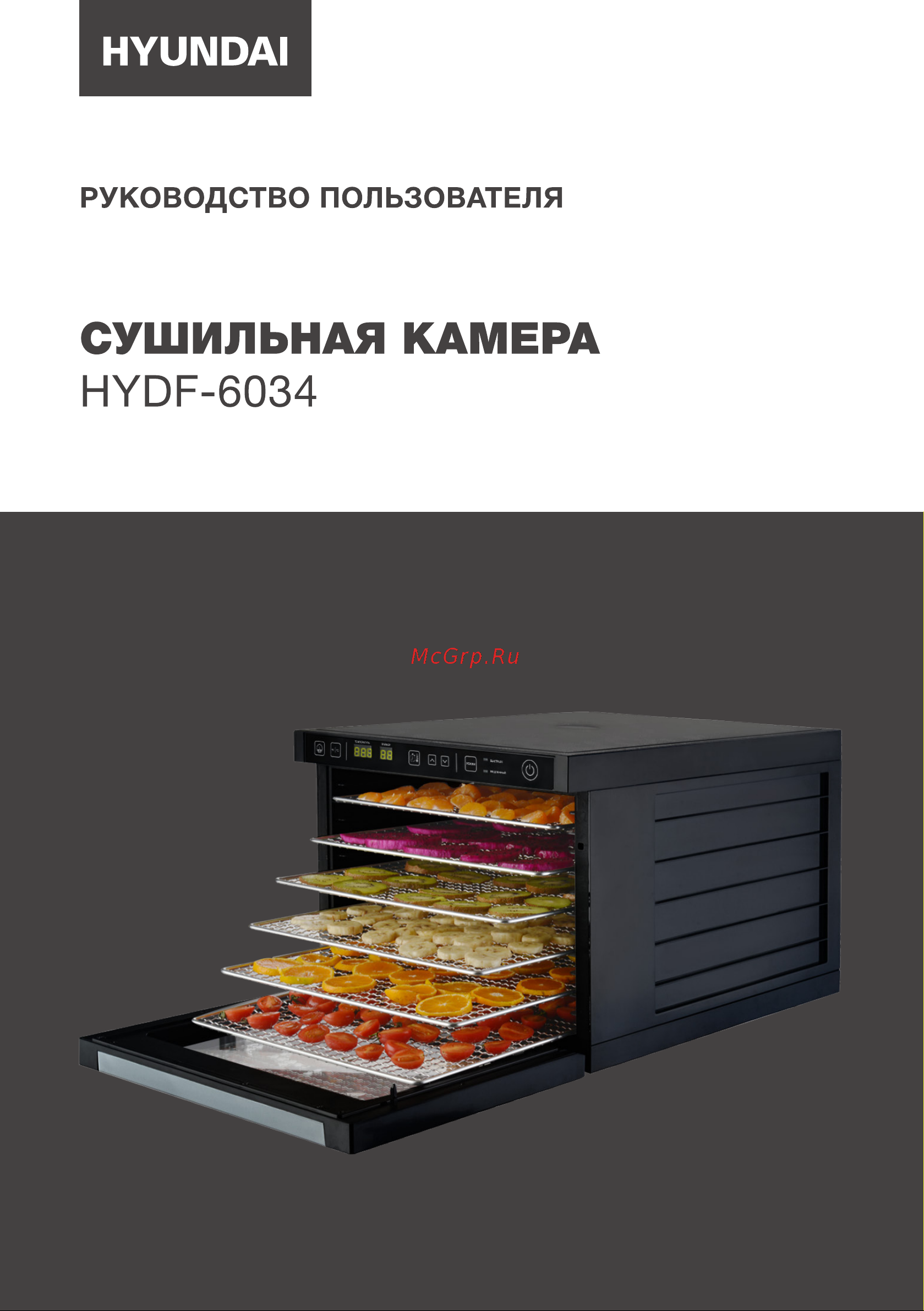 Hyundai HYDF-6034 Инструкция по эксплуатации онлайн
