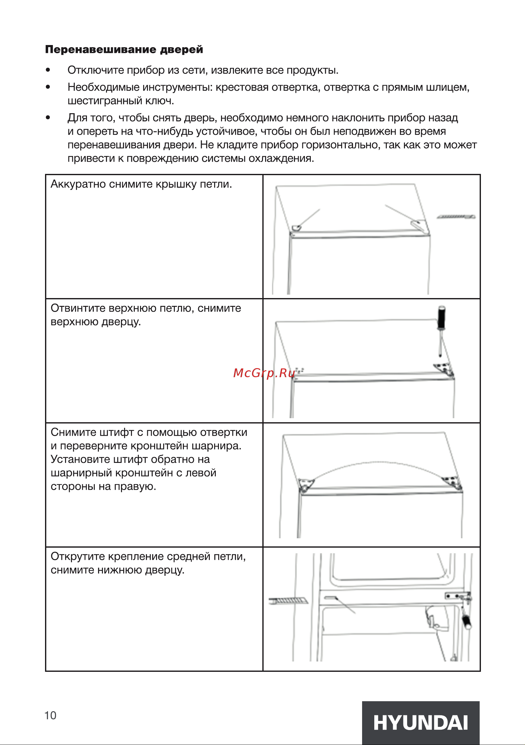 Hyundai CC3583F Инструкция по эксплуатации онлайн [10/28] 812075